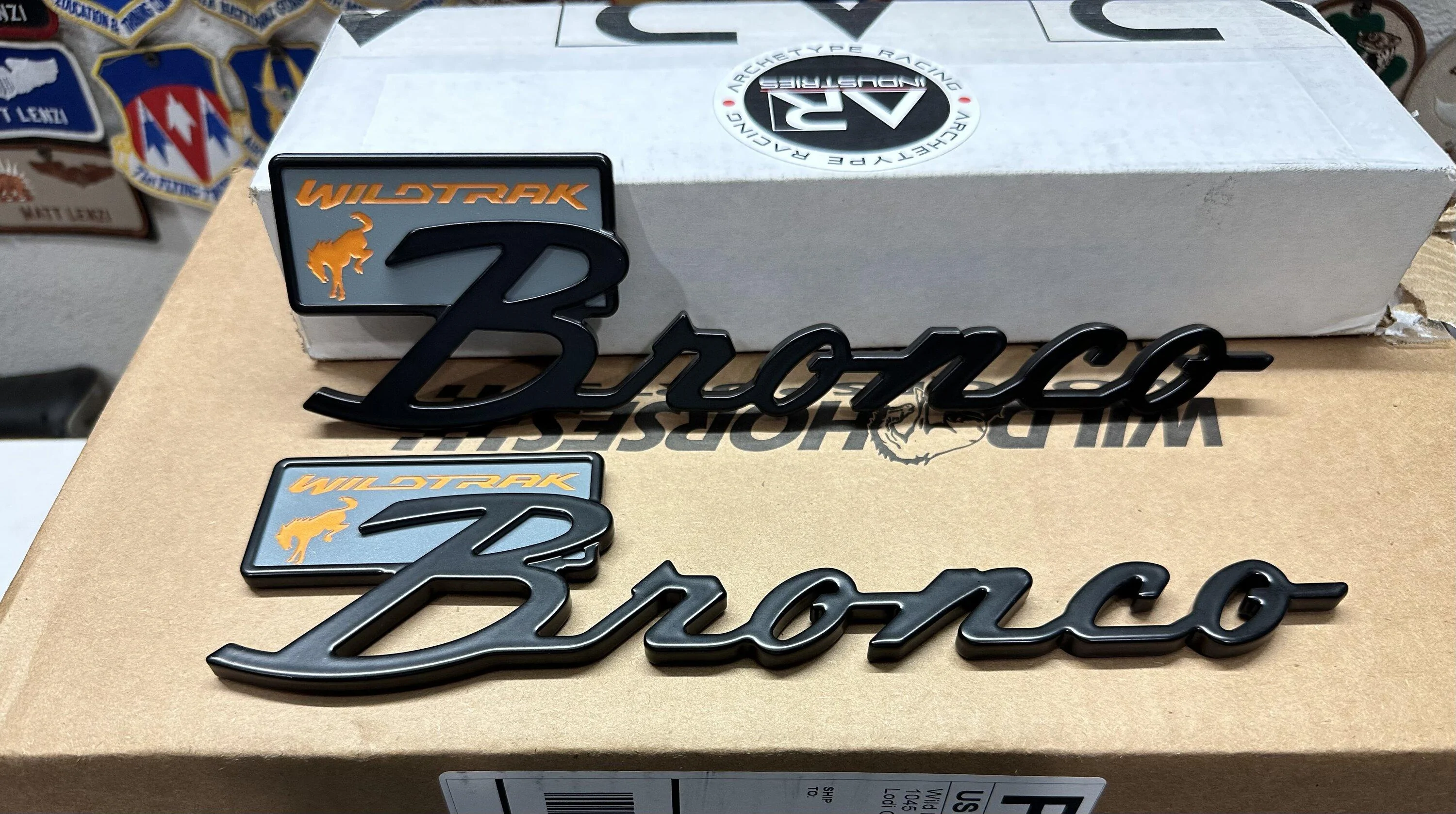 Ford Bronco Archetype Racing Bronco Script Badge Wildtrak- Skip the wait! IMG_0971