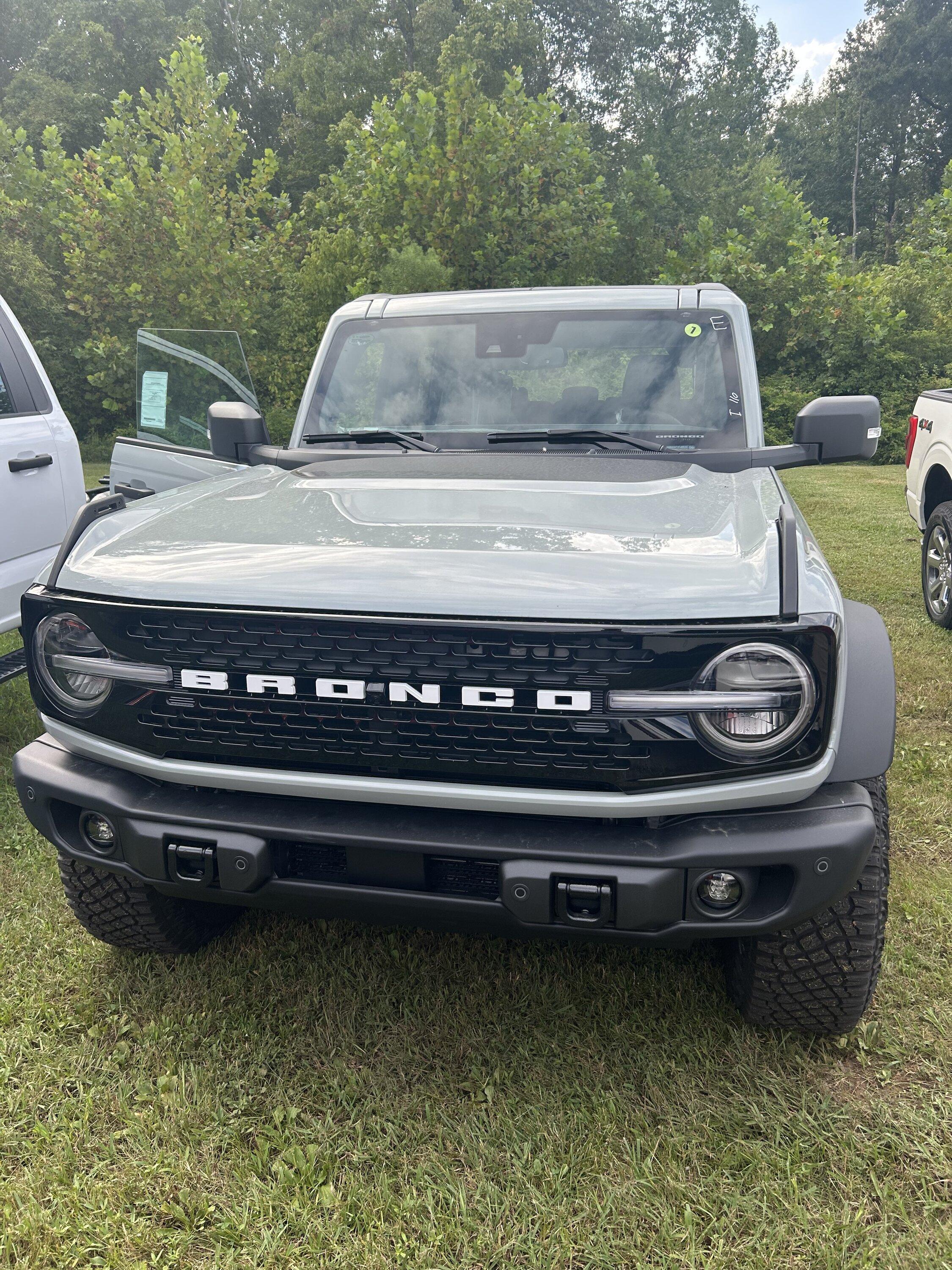 Ford Bronco Bronco build week 8/7/2023 IMG_0994