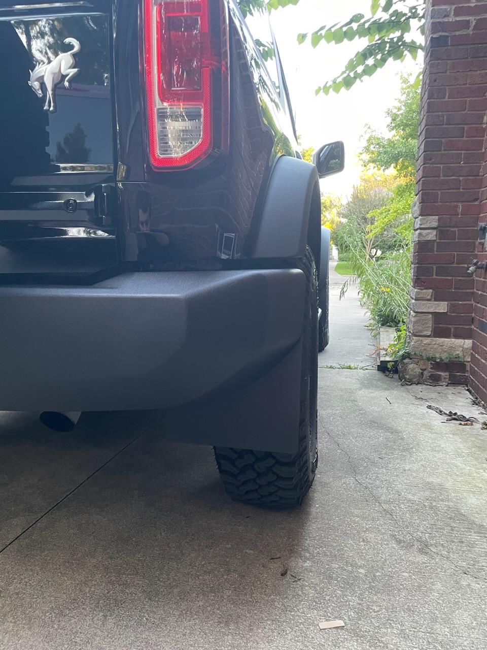 Ford Bronco Bro-flaps installed IMG_3026