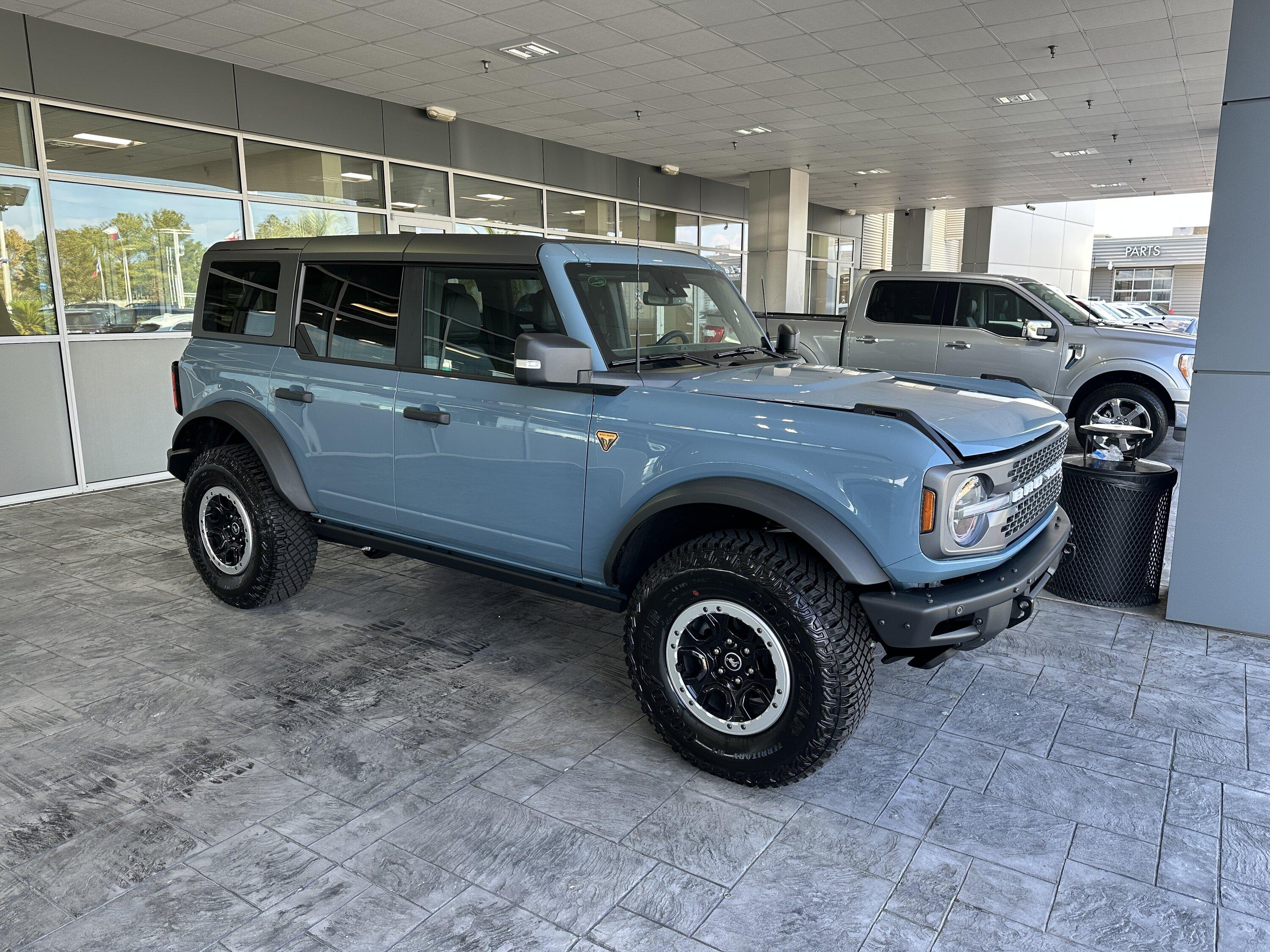 Ford Bronco 7/24/23 Build Week IMG_6040