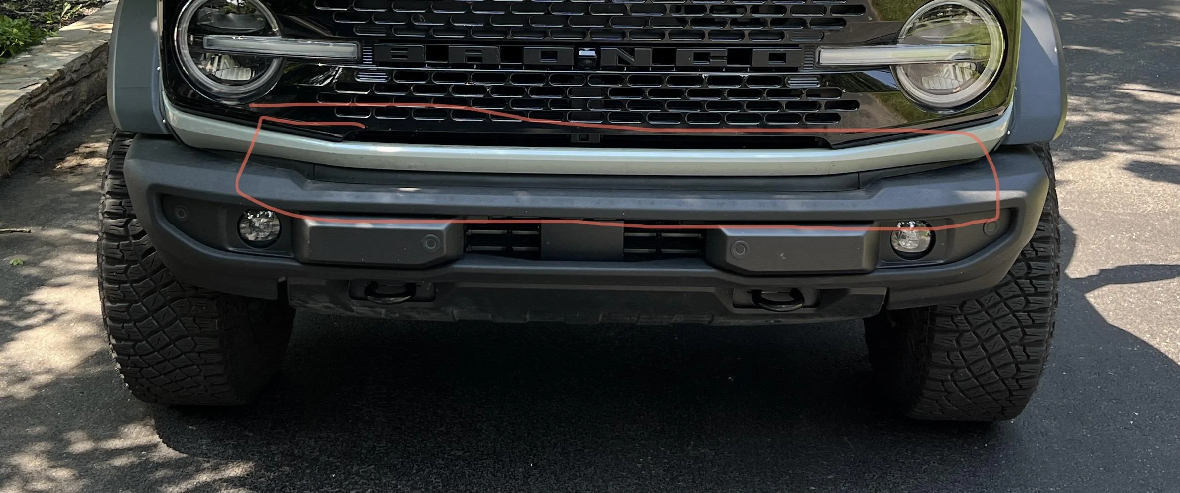 Ford Bronco 2021+ Ford Bronco Capable Bumper 40in Light Bar IMG_6218