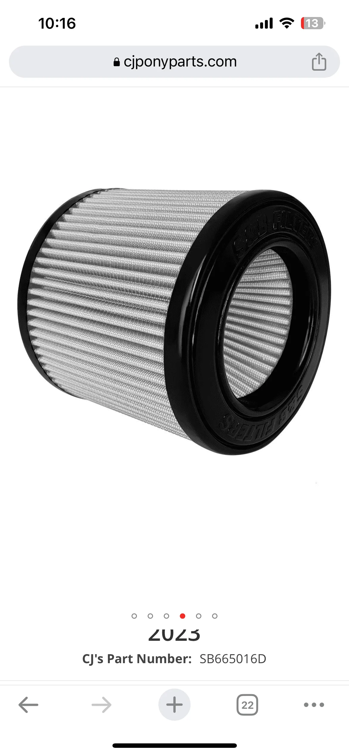 Ford Bronco S&B Dry Air Filter Review IMG_7705