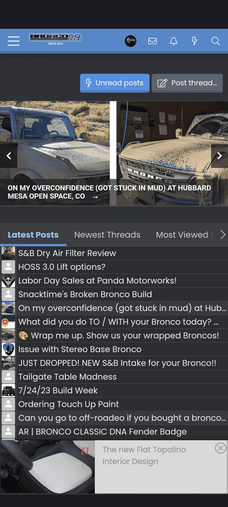 Ford Bronco On my overconfidence (got stuck in mud) at Hubbard Mesa Open Space, CO Screenshot_20230901-095410