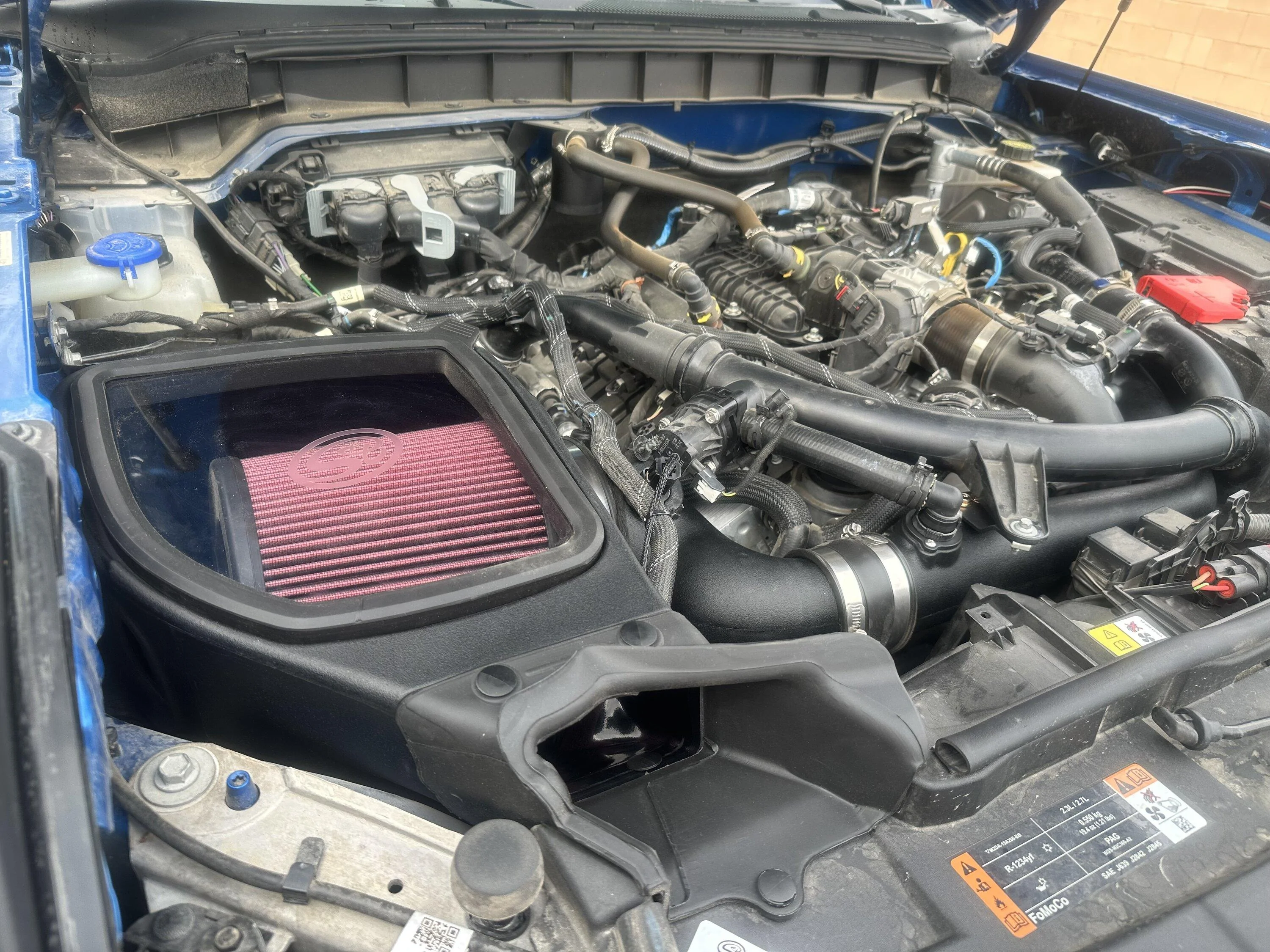 Ford Bronco S&B Cold Air Intake Installed Review on 2.7 Bronco IMG_5472