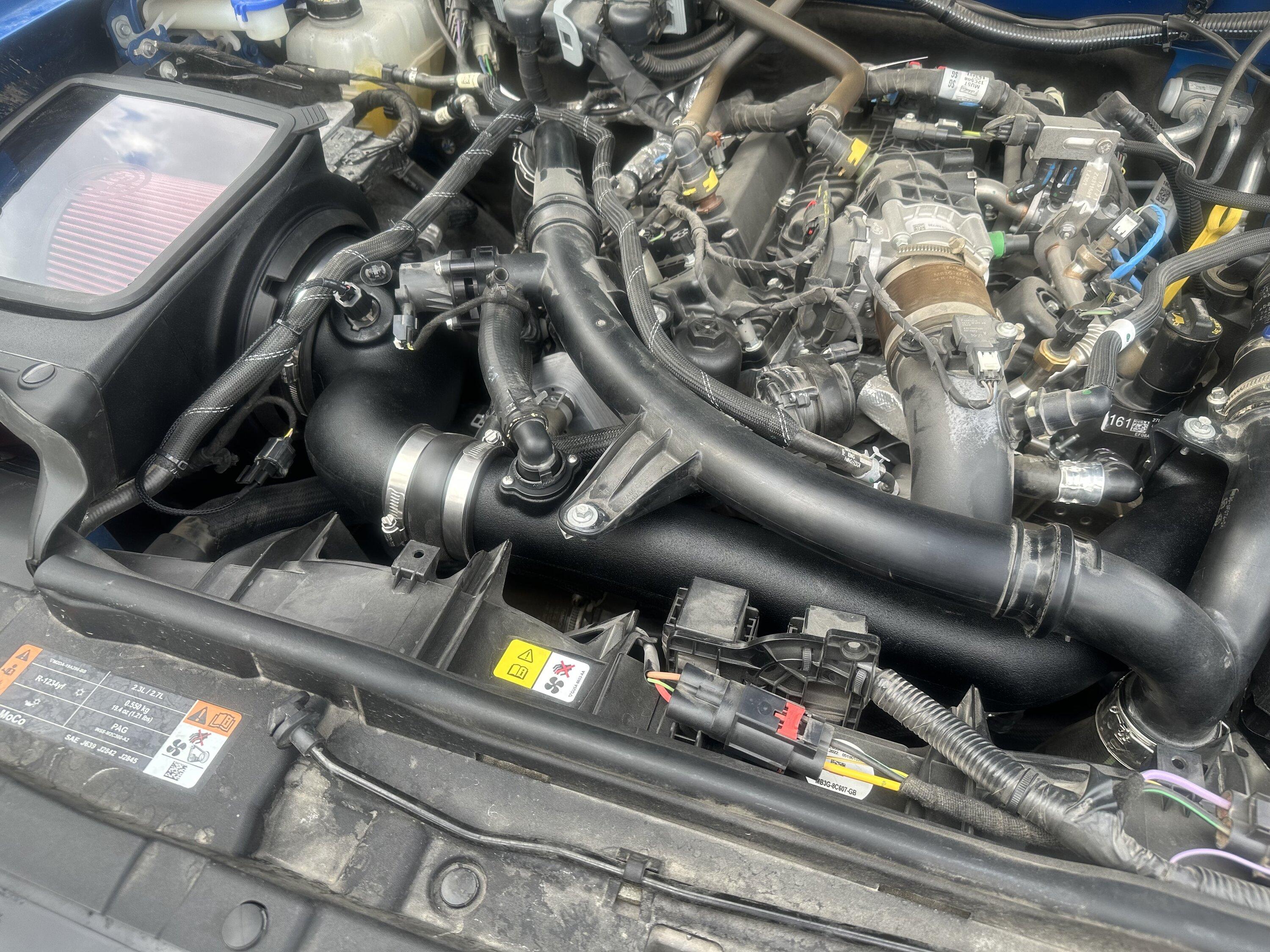 Ford Bronco S&B Cold Air Intake Installed Review on 2.7 Bronco IMG_5474