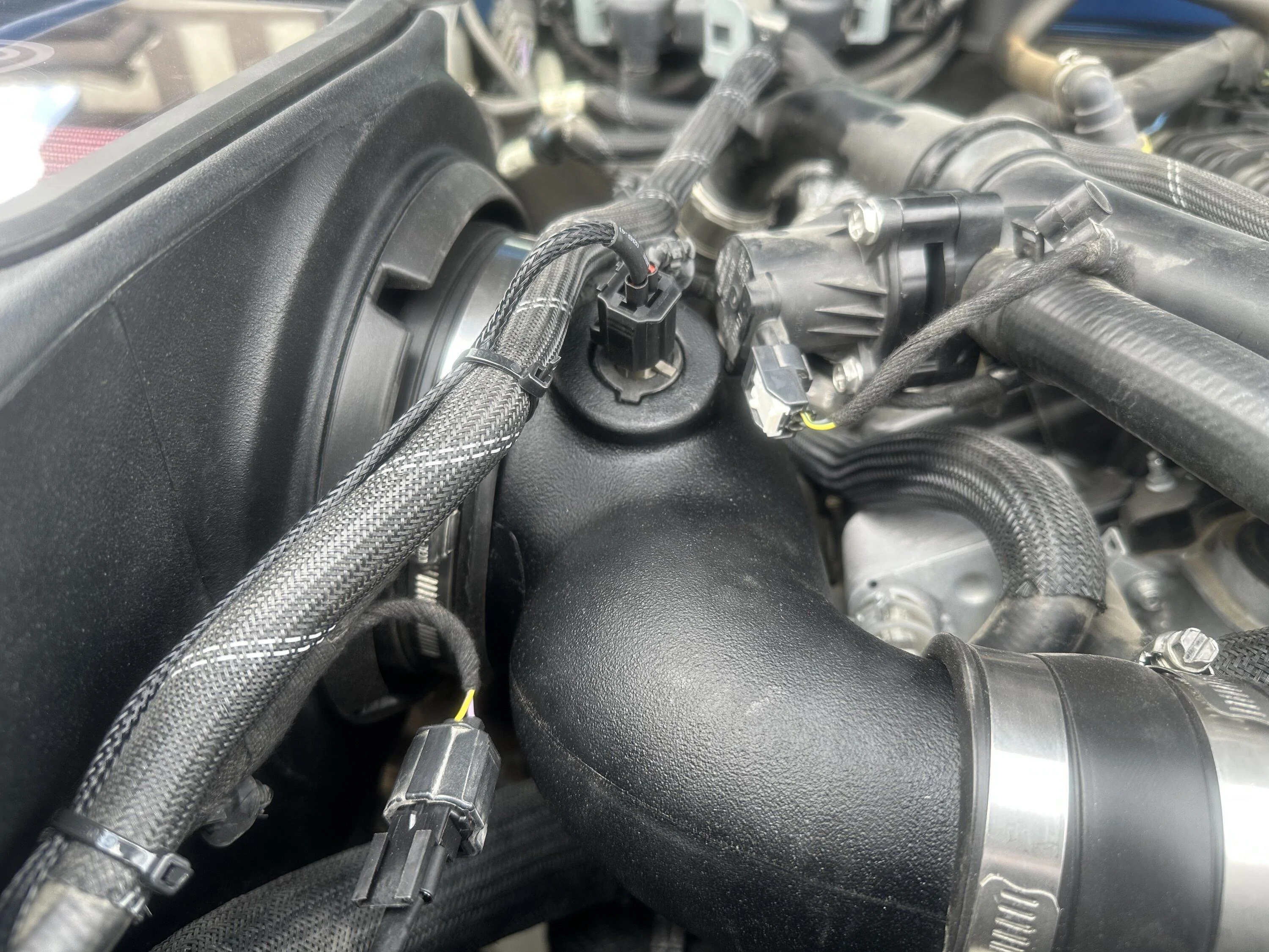 Ford Bronco S&B Cold Air Intake Installed Review on 2.7 Bronco IMG_5475