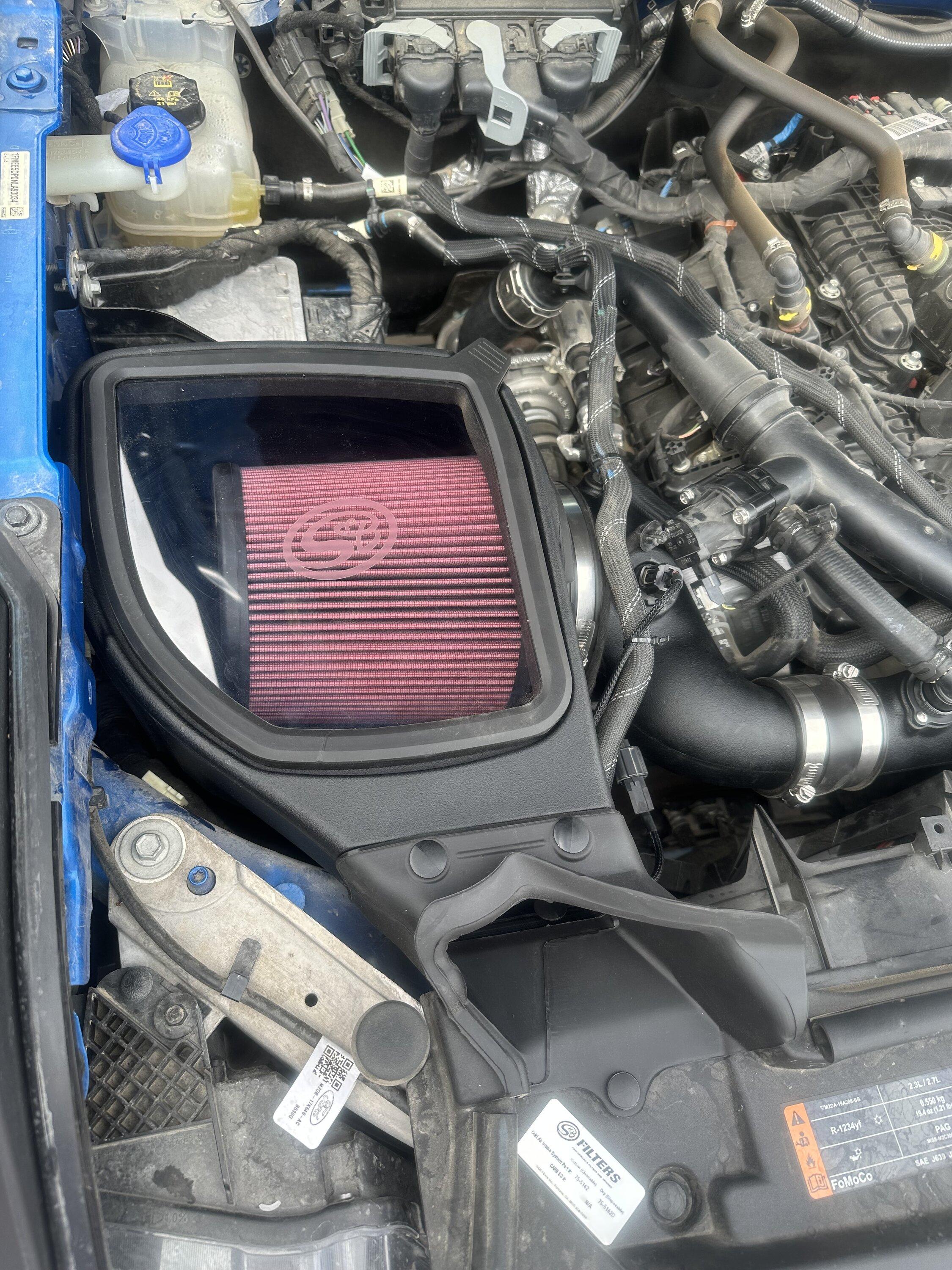 Ford Bronco S&B Cold Air Intake Installed Review on 2.7 Bronco IMG_5473