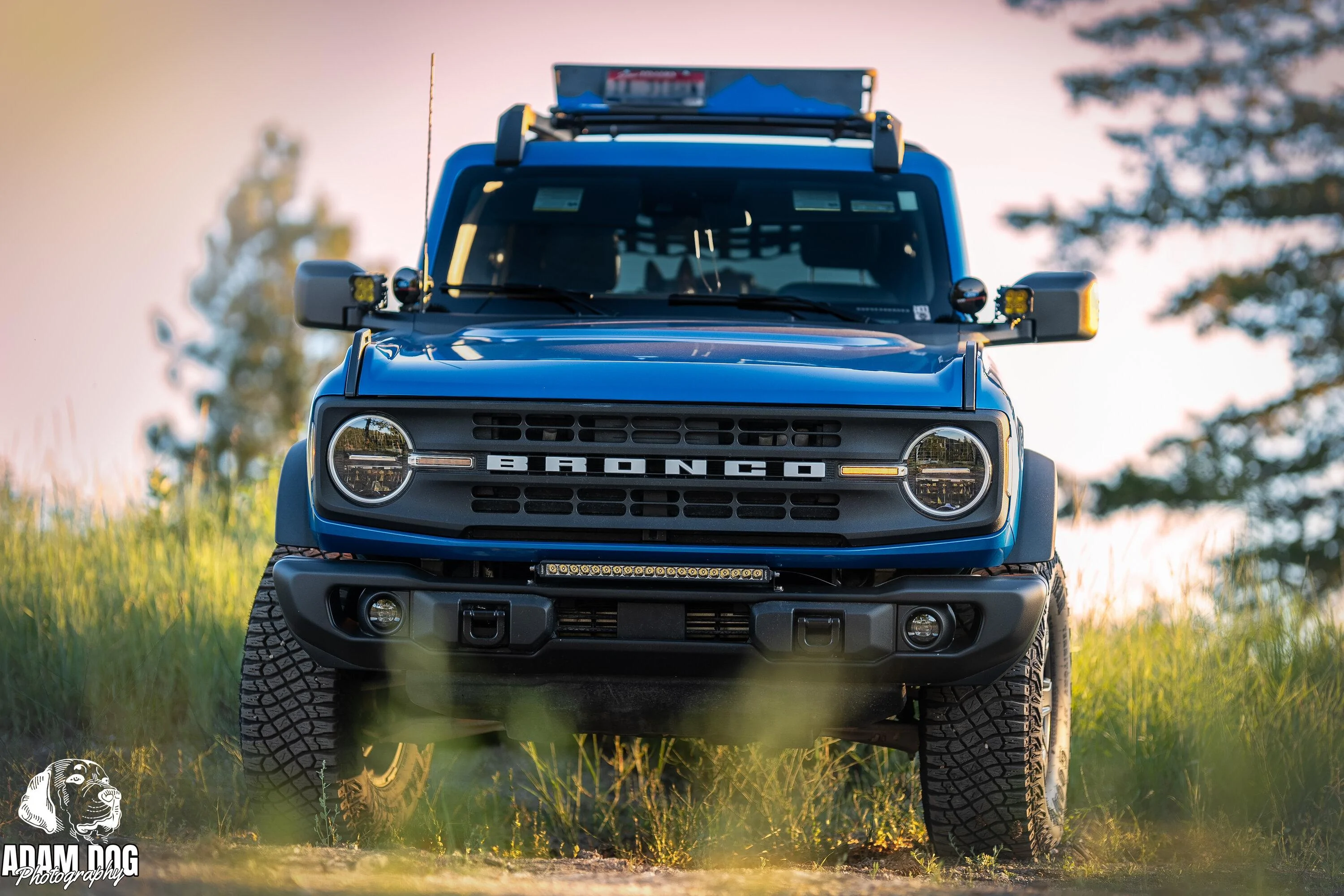 Ford Bronco 2 Door Broncos - What’s on your roof racks? [Photos Thread] Bronco front end friday shot 7-14-23