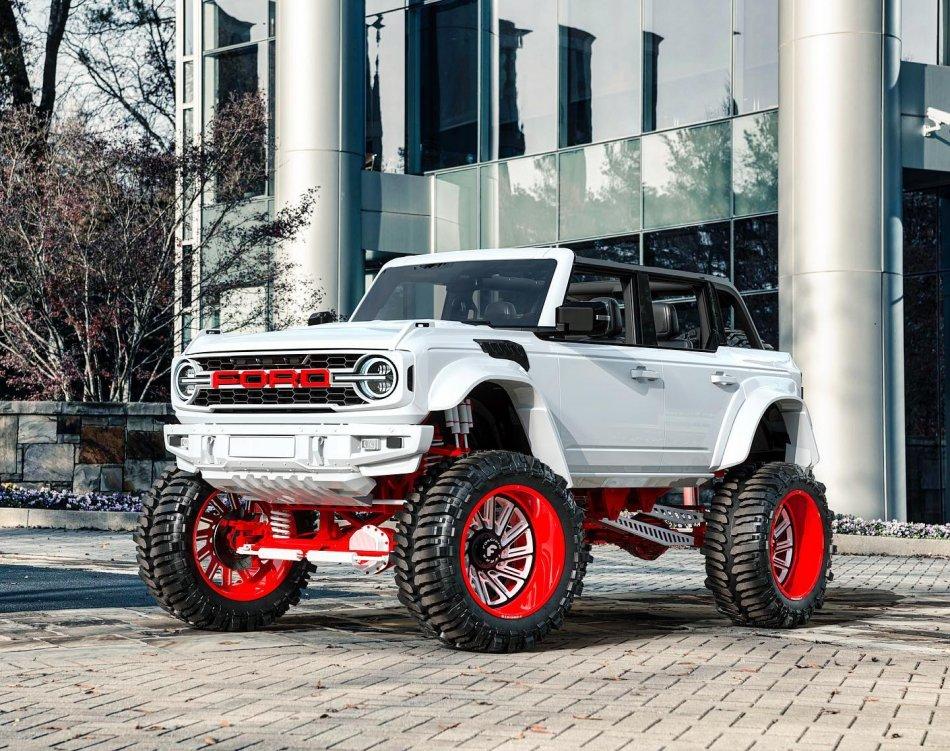 Ford Bronco Thoughts on looking too offroad Lifted Bronco Raptor