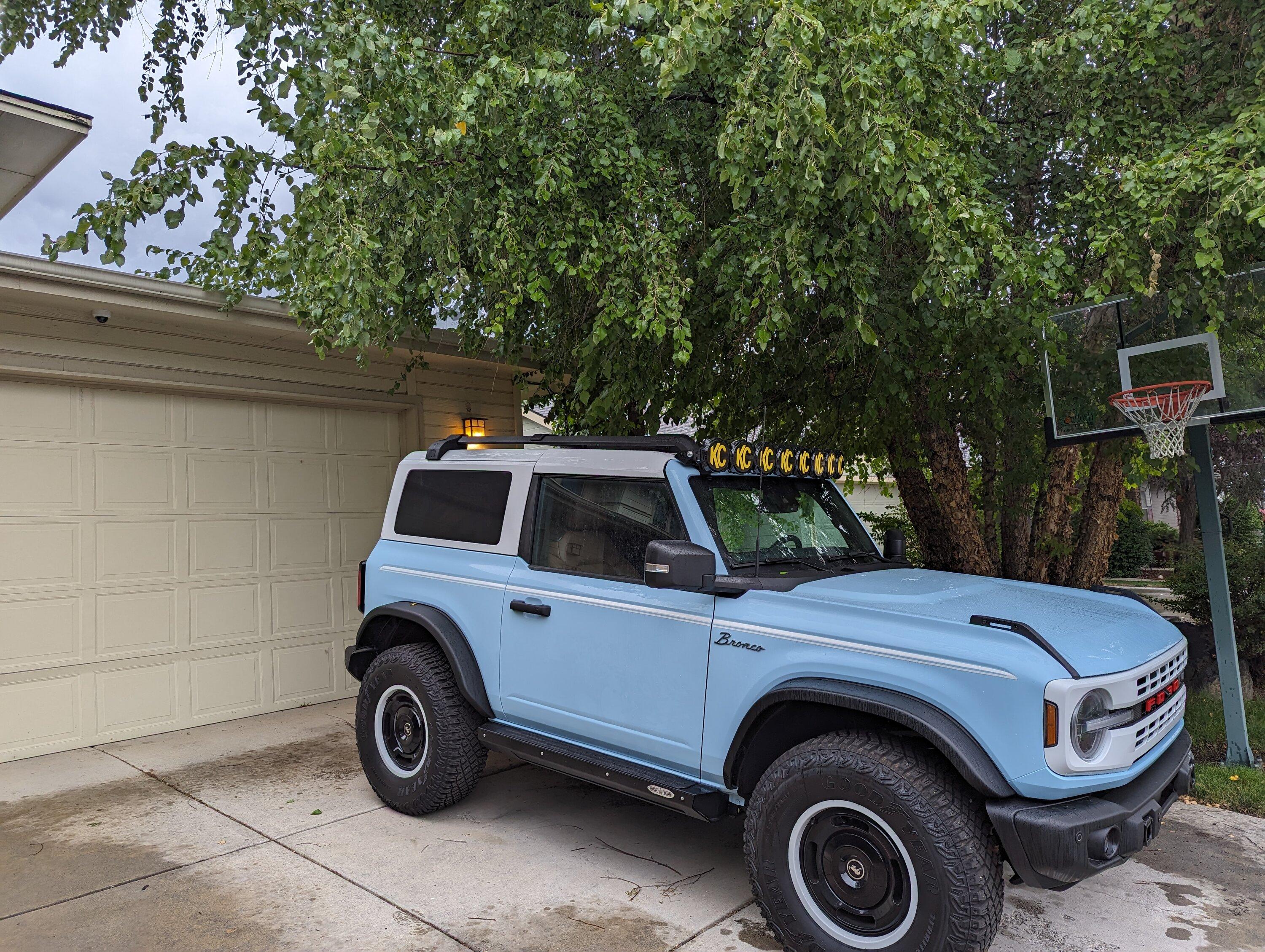 Ford Bronco Best above windshield light bar? PXL_20230903_145220855