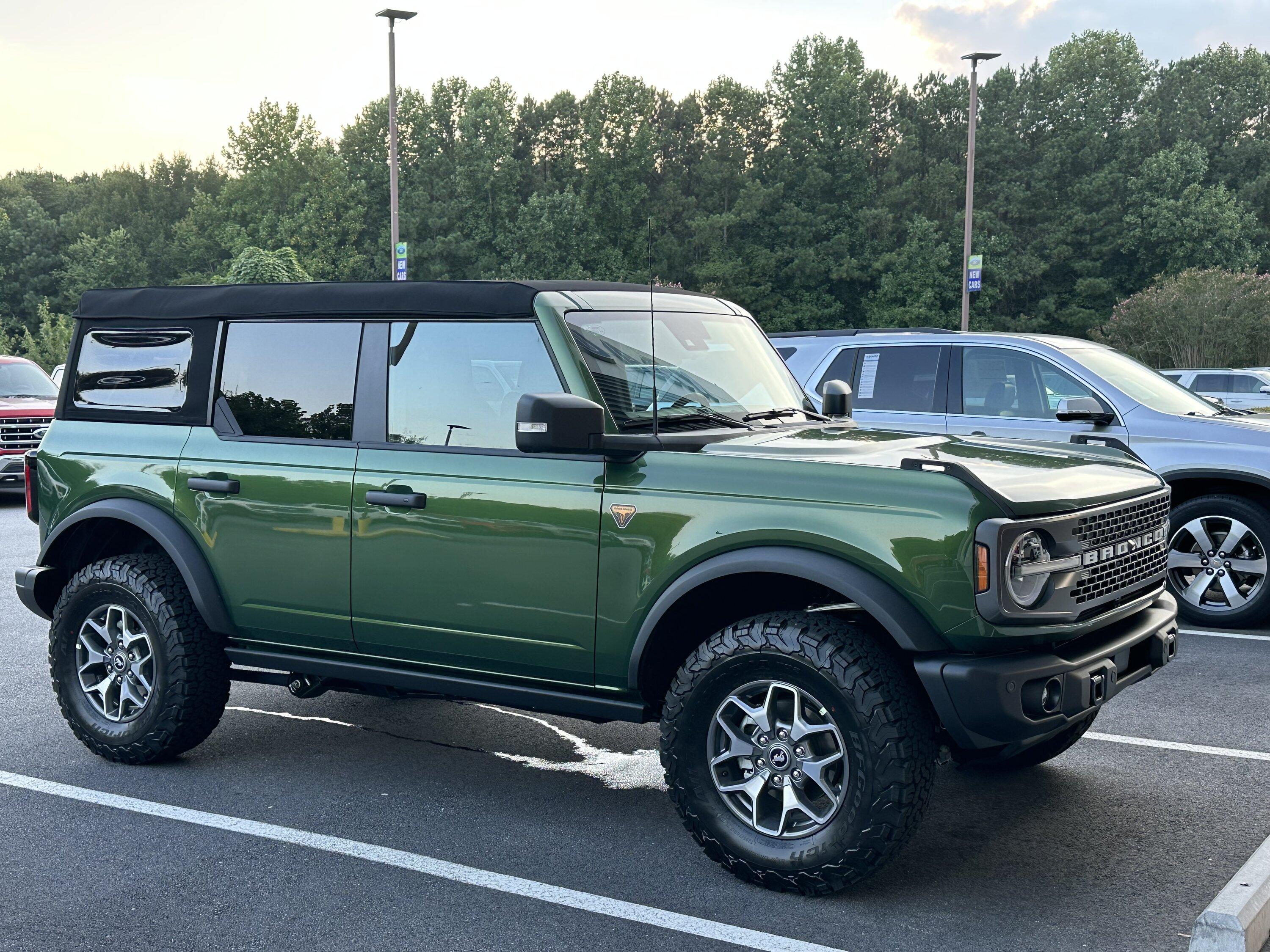 Ford Bronco 7/24/23 Build Week IMG_7780