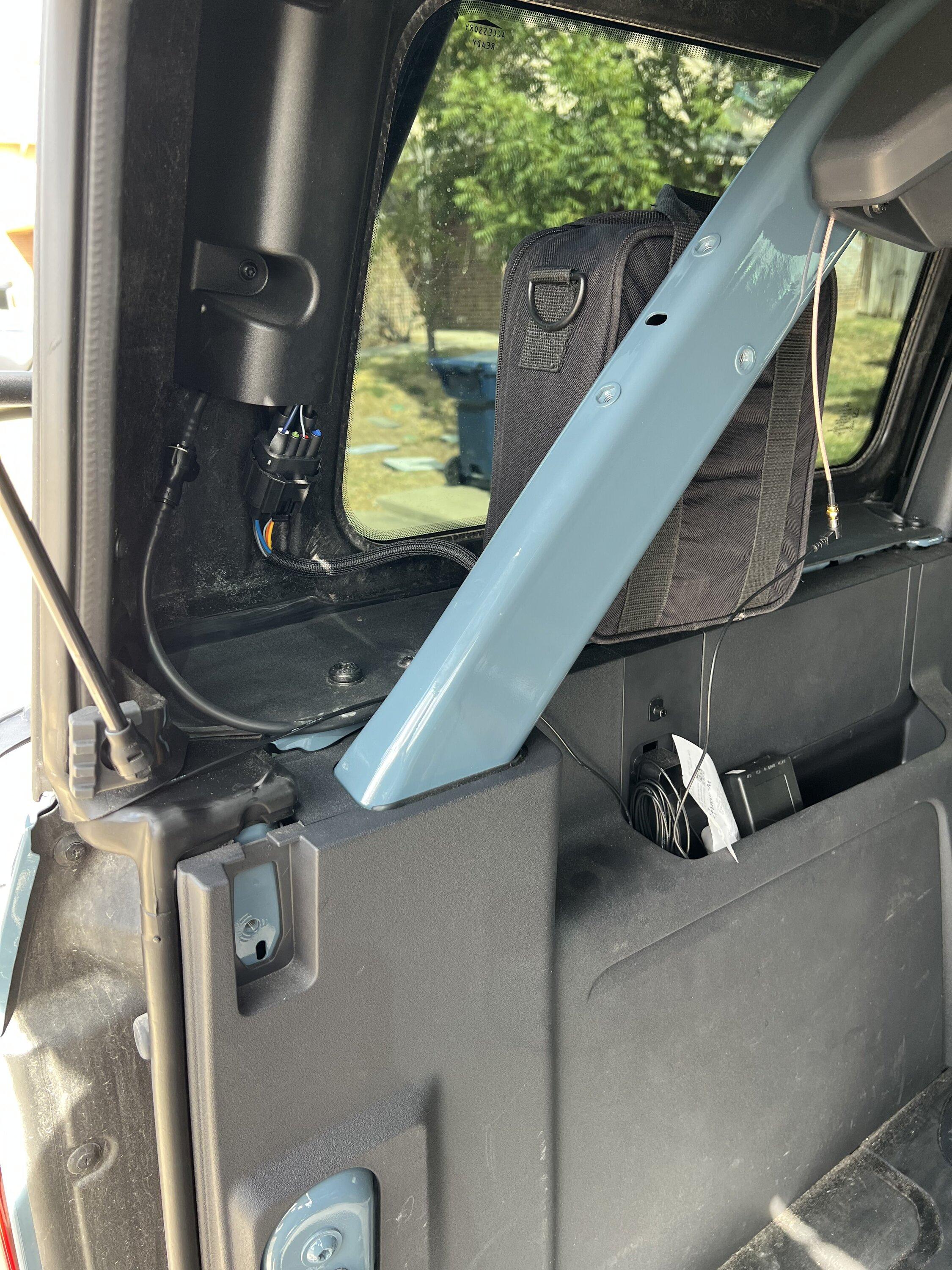 Ford Bronco XM Antenna Relocation - my DIY results 20230904_212925547_iOS