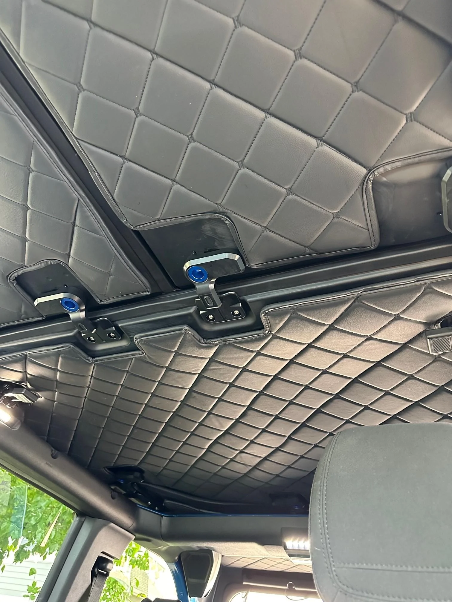 Ford Bronco ADV Production Modular Hardtop! AC hardtop headliner close u