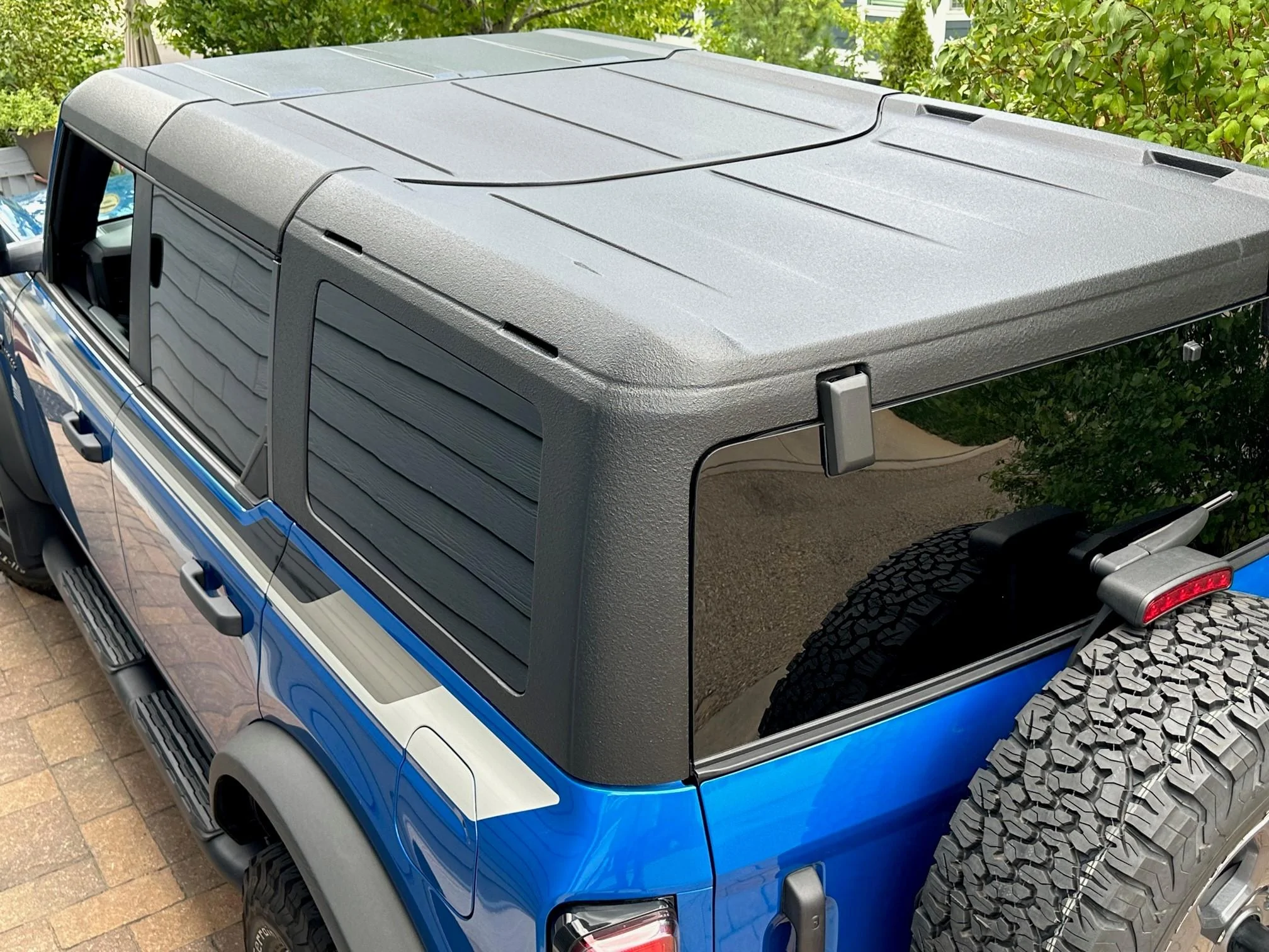 Ford Bronco ADV Production Modular Hardtop! AC hardtop top view closer