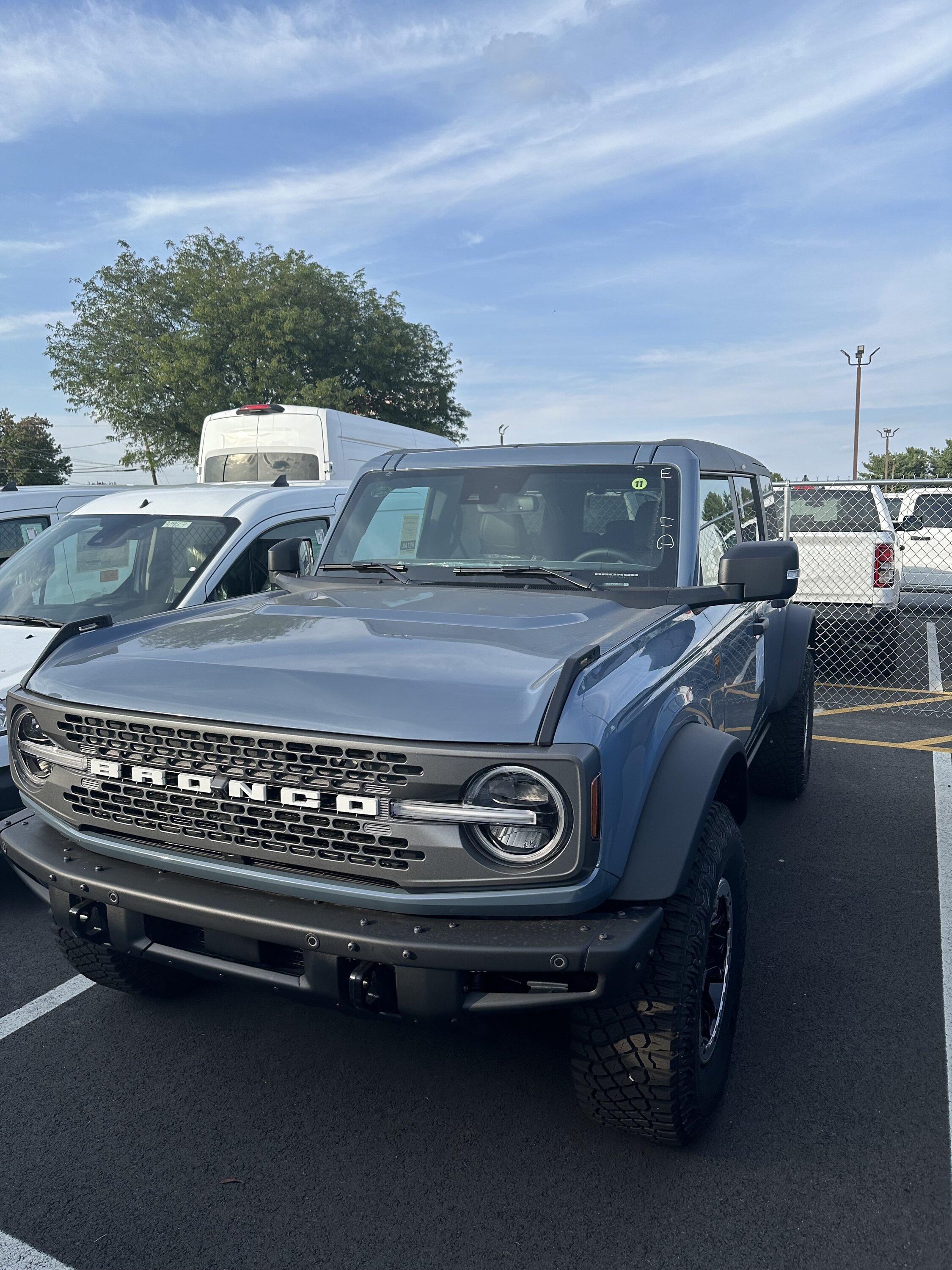 Ford Bronco Bronco build week 8/7/2023 IMG_1231
