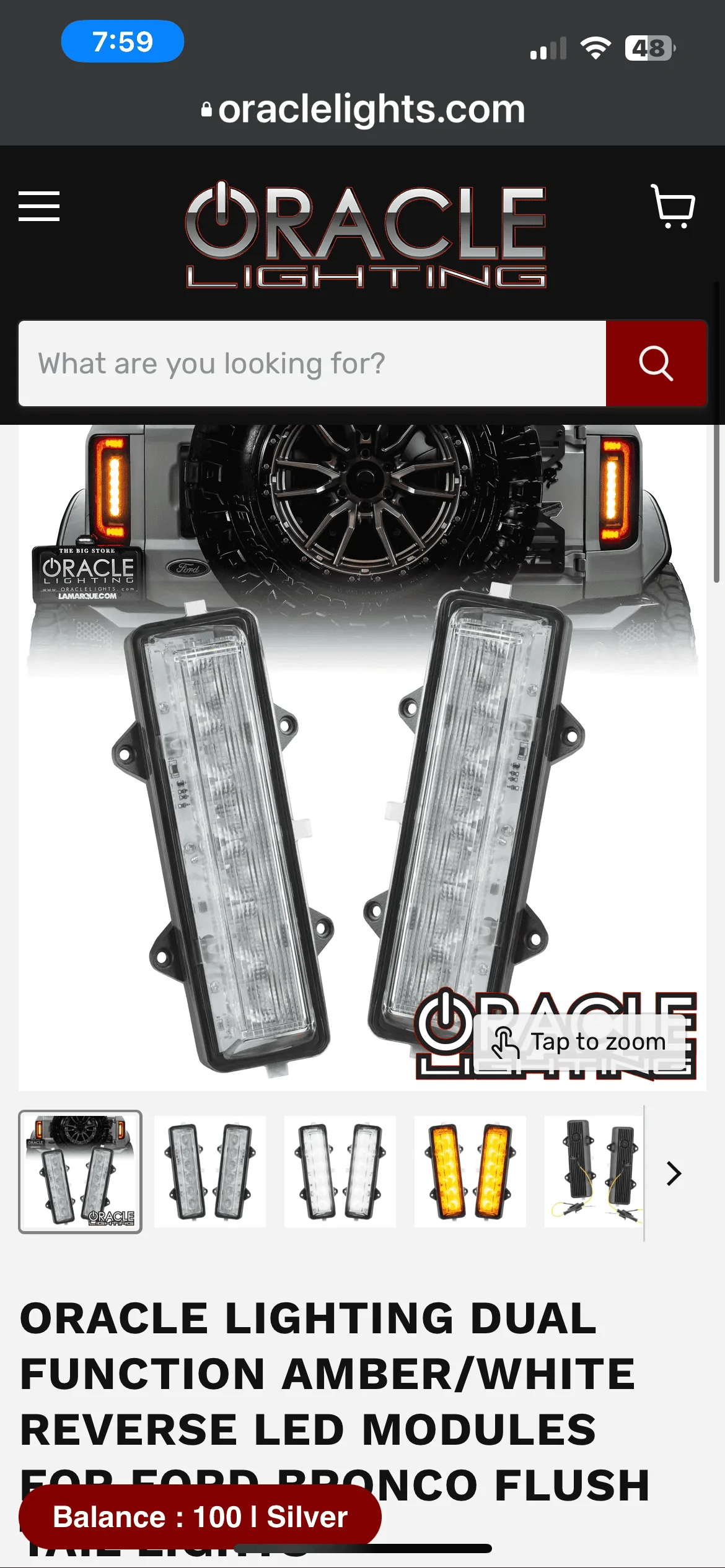 Oracle Lighting Dual Function Turn Signal/Reverse Module Amber/White ...