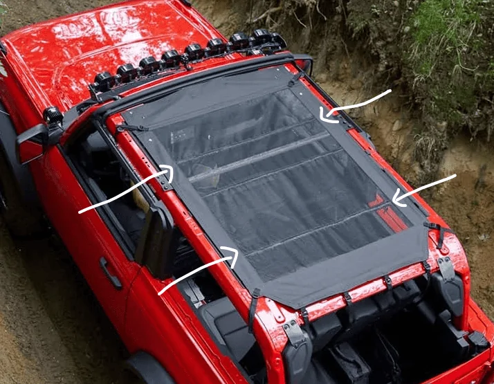 Ford Bronco Storing Hardtop (locating pins) 1694100140575