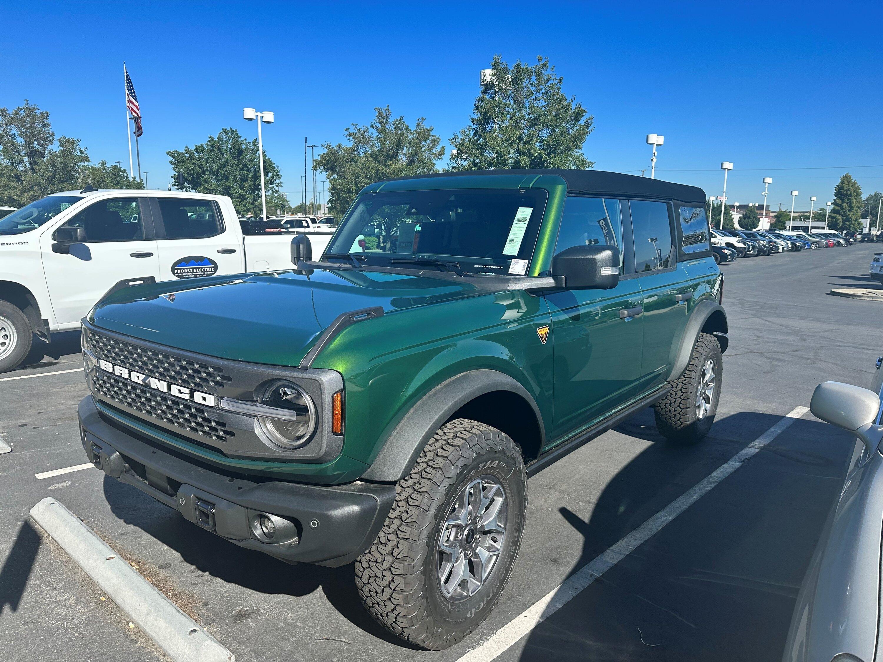 Ford Bronco Order date vs build date Bronco1