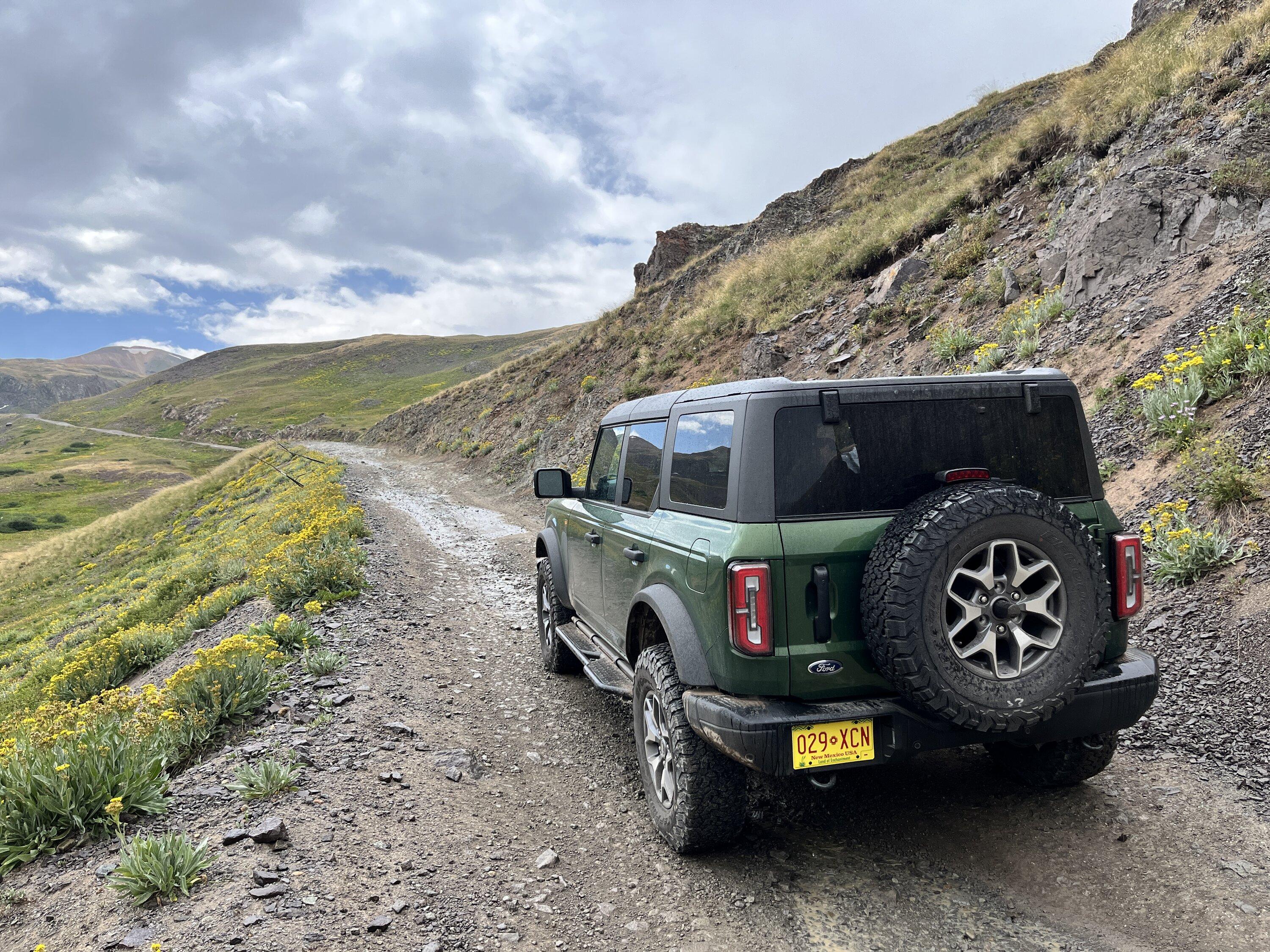 Ford Bronco Cinnamon Pass and Crested Butte with Eruption Green 7MT Badlands IMG_8706
