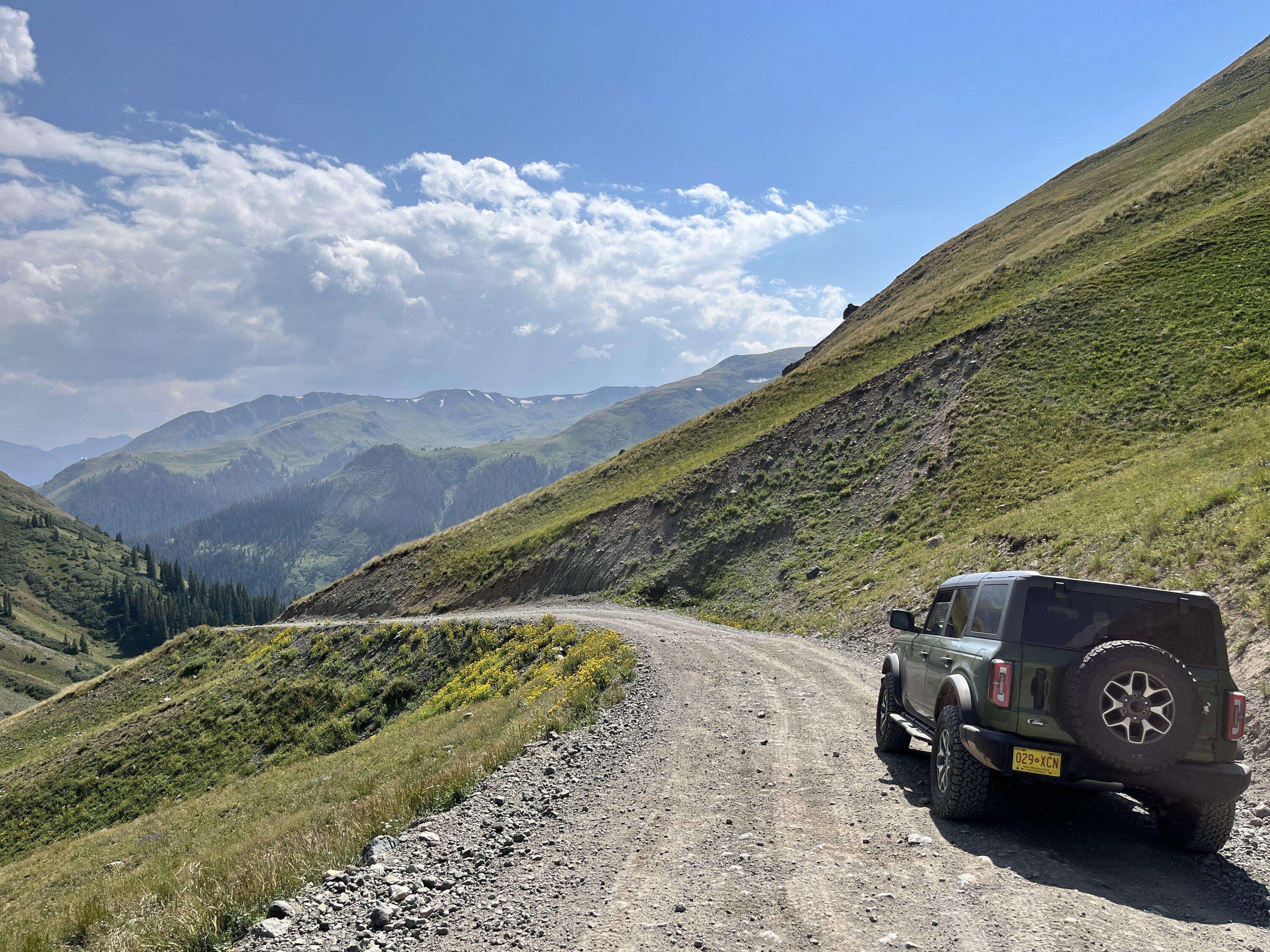 Ford Bronco Cinnamon Pass and Crested Butte with Eruption Green 7MT Badlands IMG_8884