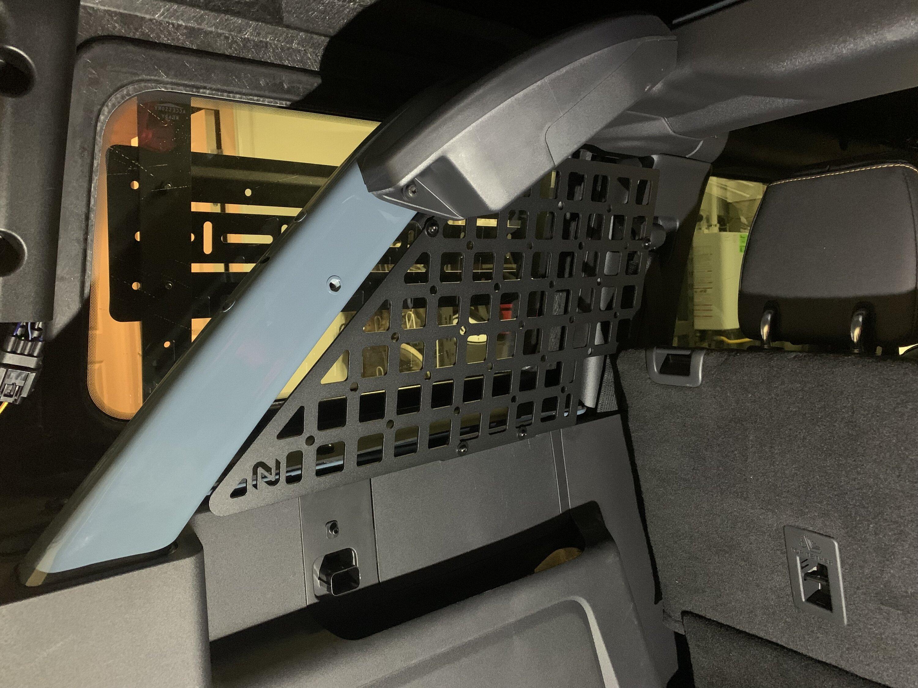 Ford Bronco Looking for molle panels for rear windows IMG_8623