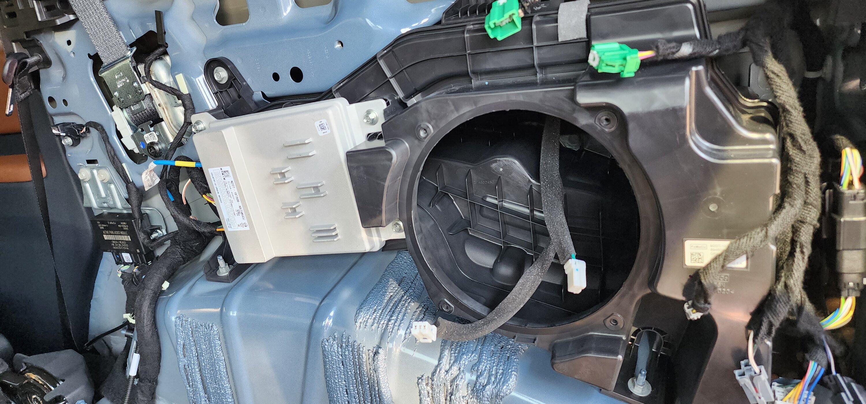 Ford Bronco Adding a sub to existing system with B&O 20230827_101926