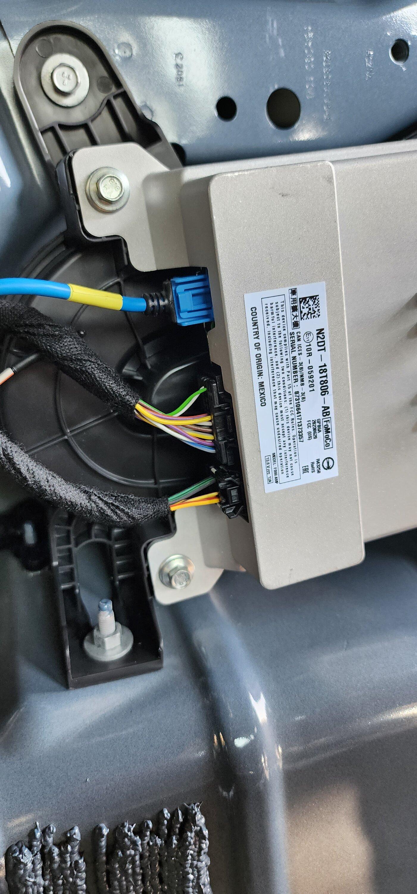 Ford Bronco Adding a sub to existing system with B&O 20230827_101933