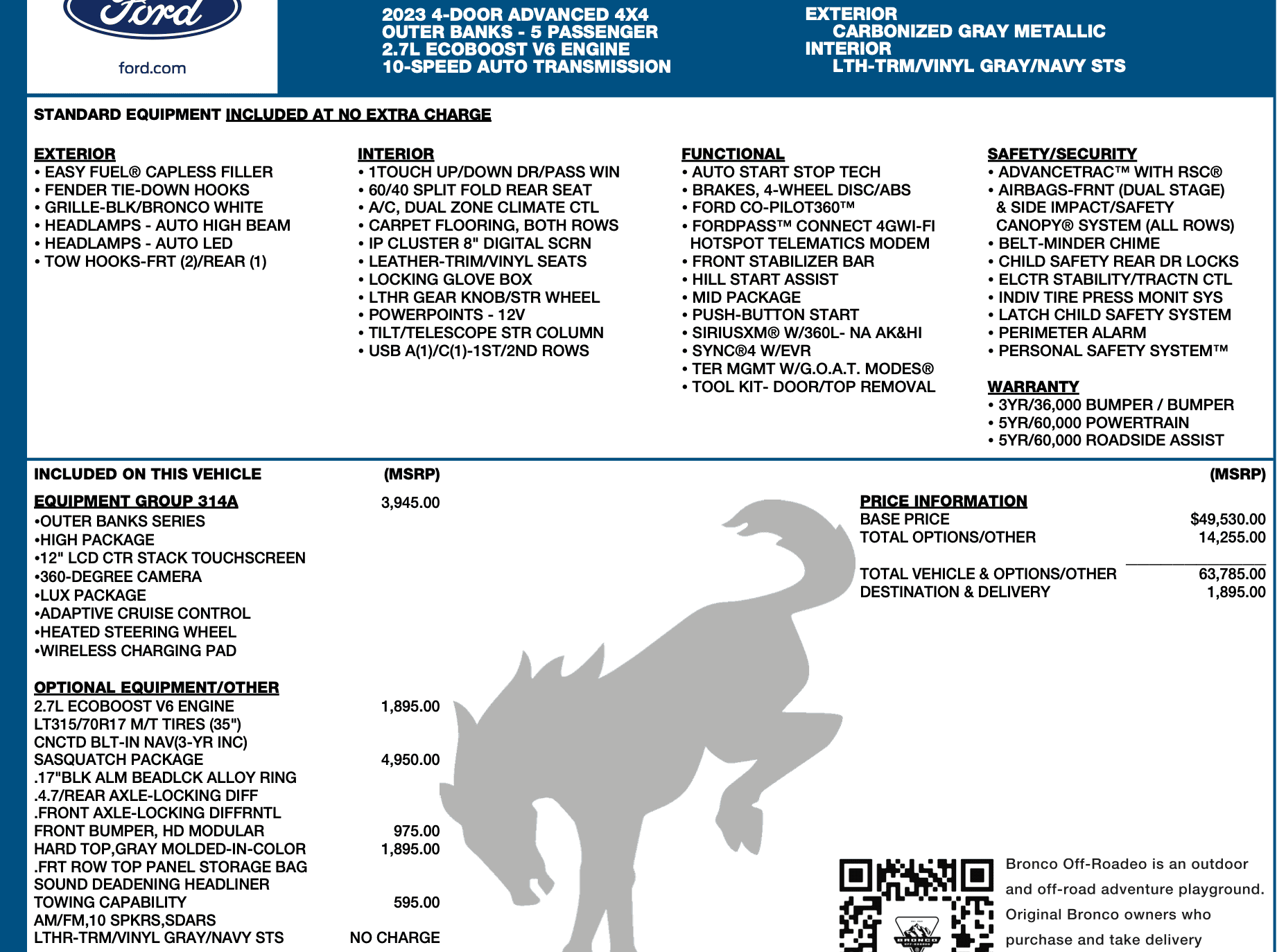 Ford Bronco Just Joined B6G 1694442070440