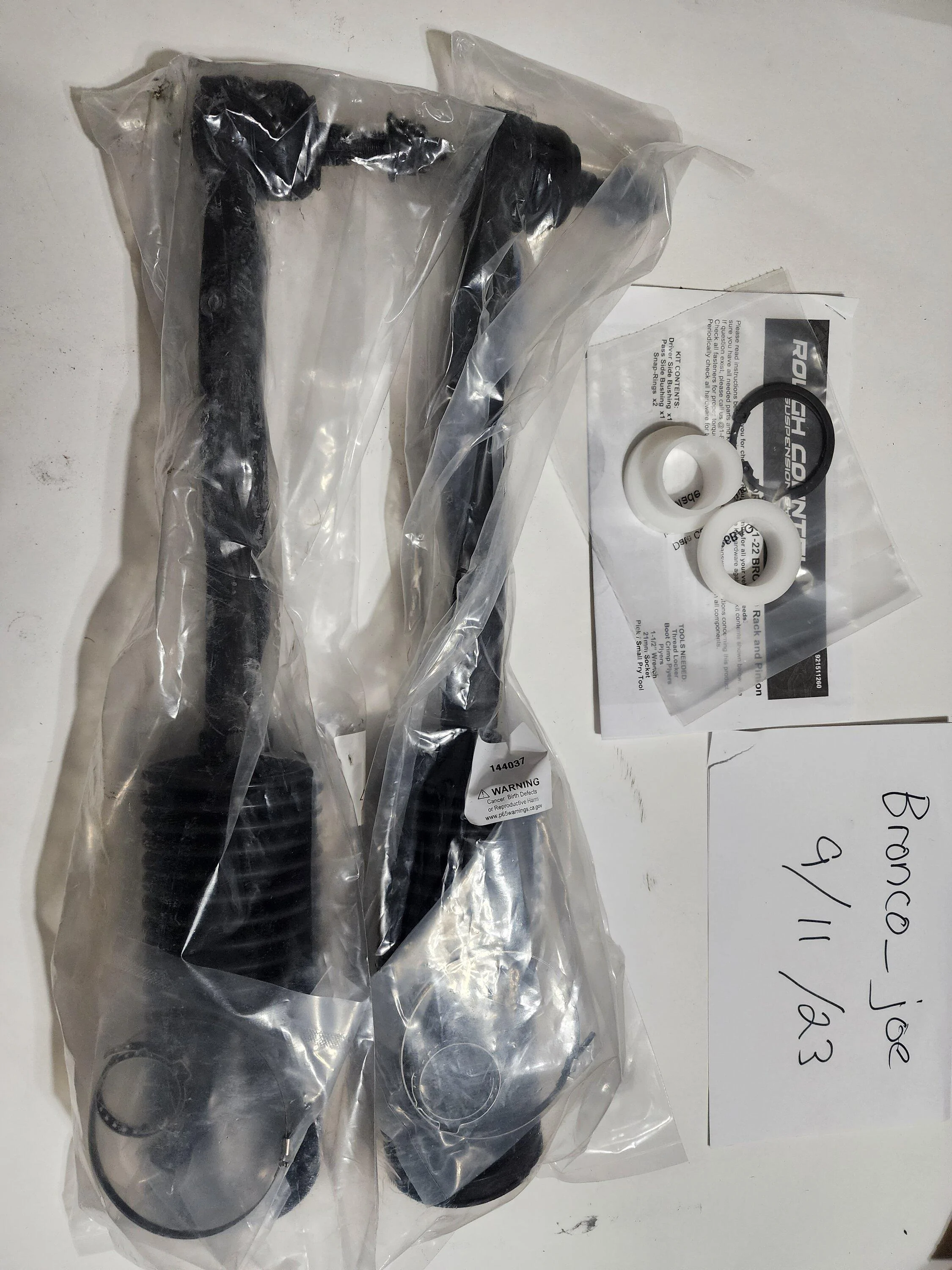 Ford Bronco Icon Tie Rods 20230911_215147
