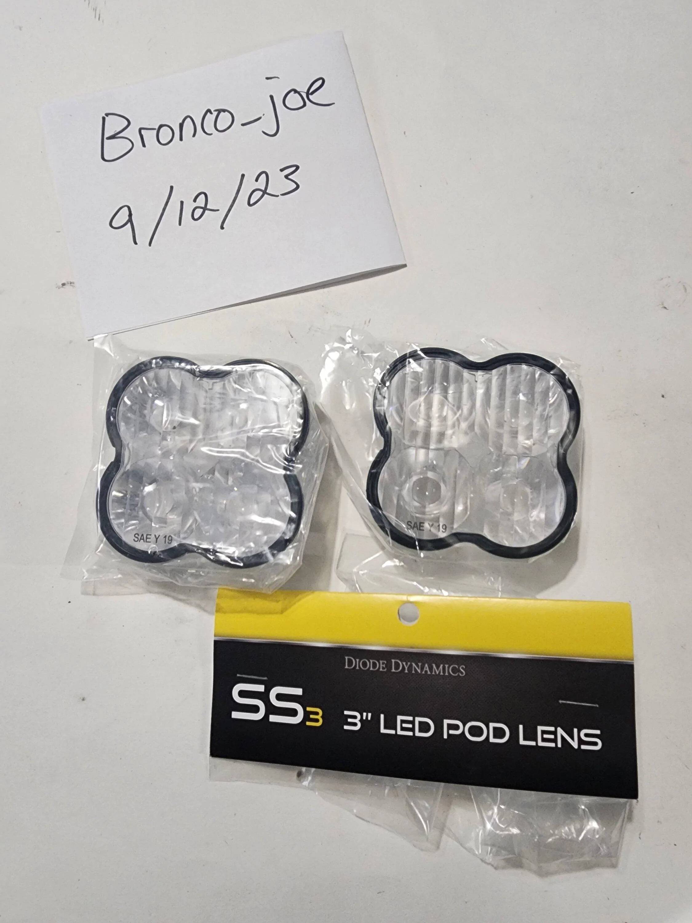 Ford Bronco Diode dynamics ss3 sae driving lens 20230912_125855