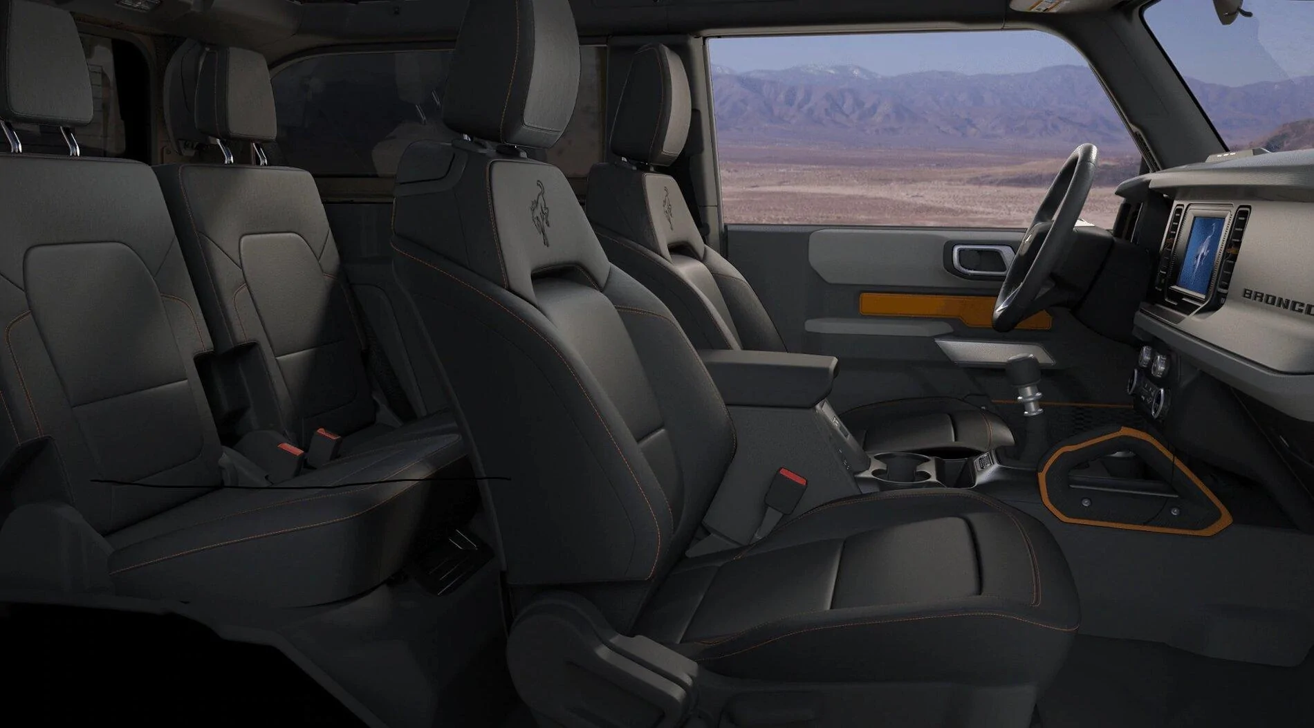 Ford Bronco Bronco Interior Accent Colors CO Interior 2DR