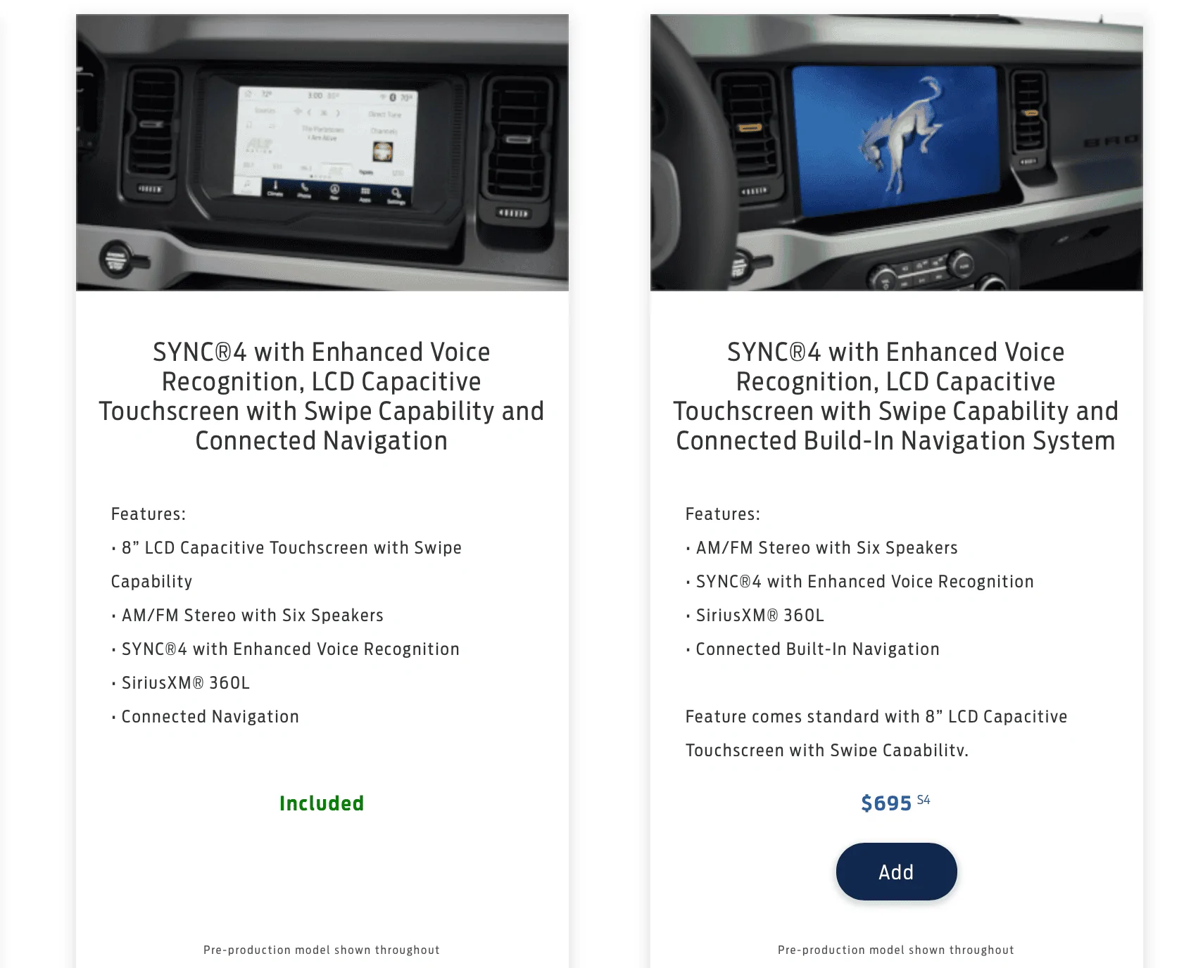 Ford Bronco Connected vs. Connected Built-In Navigation Screen Shot 2020-10-28 at 9.42.03 AM