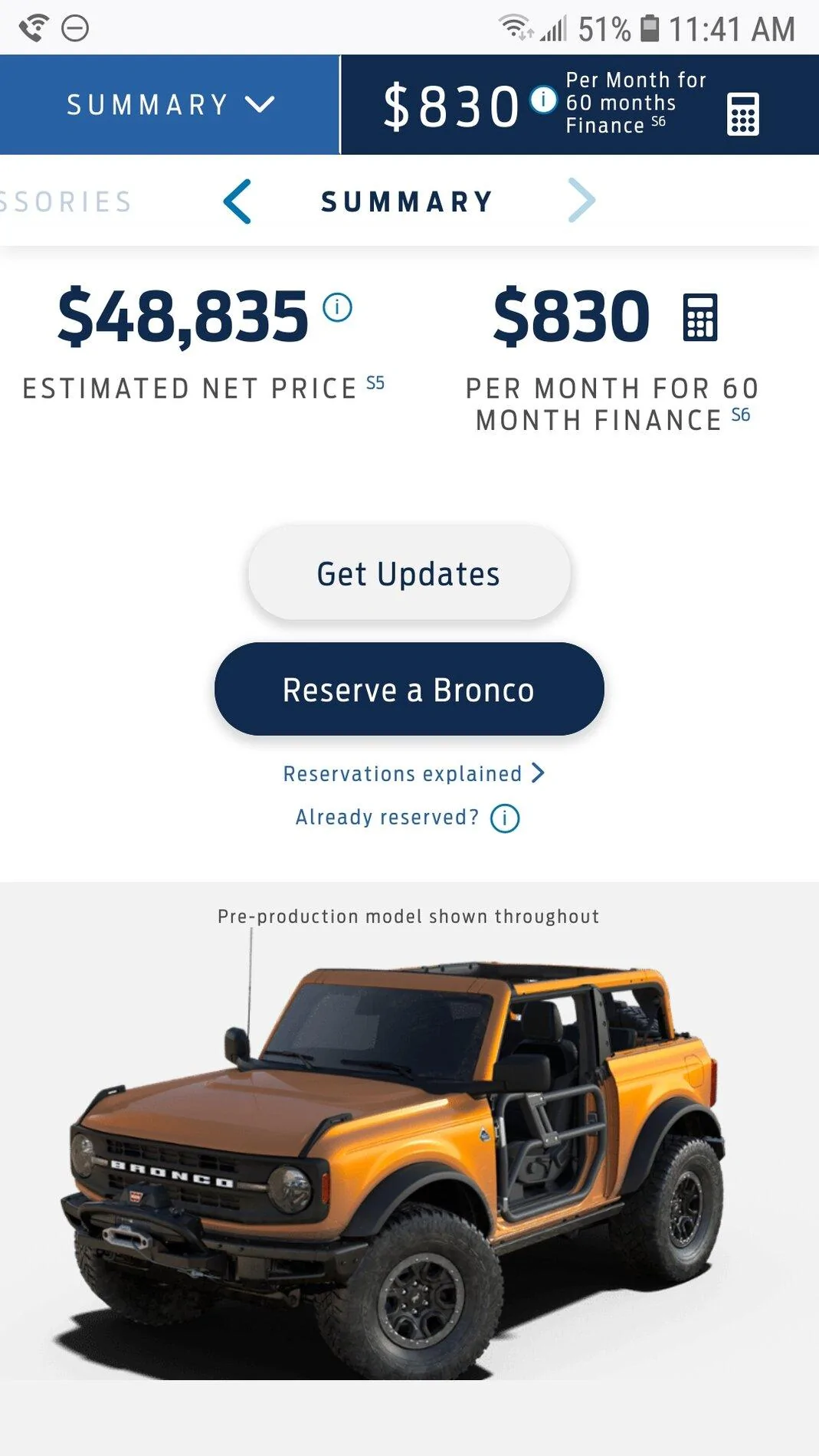 Ford Bronco Why not Base Sasquatch help Screenshot_20201028-114106_Firefox