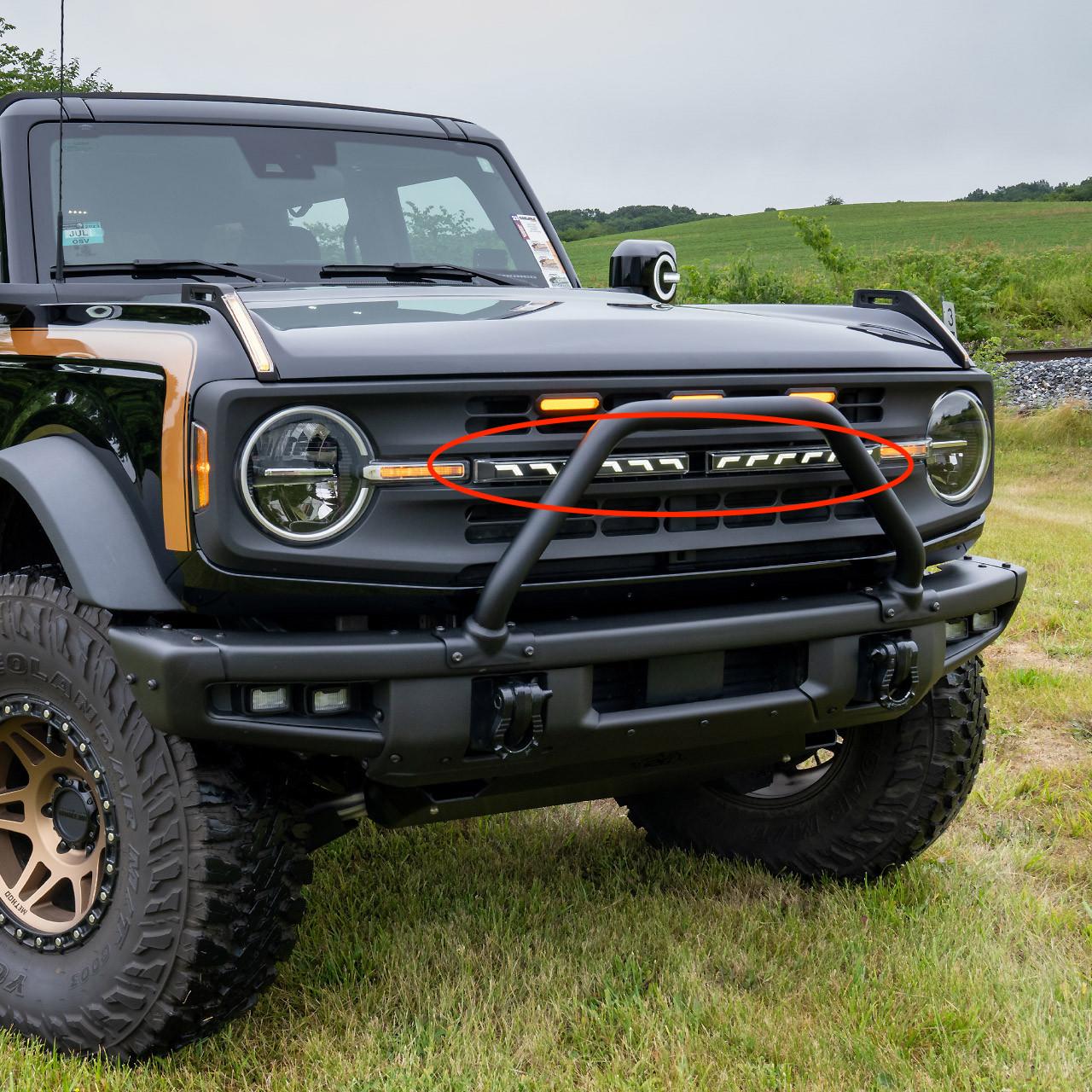 Ford Bronco Best accessories for aux? IAG grille light strips