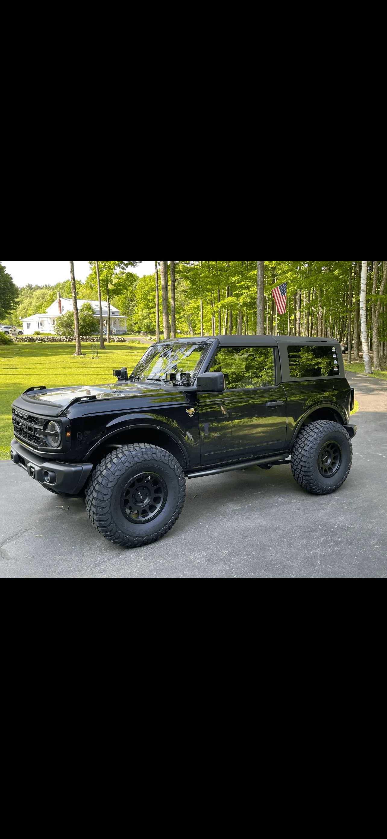 Ford Bronco Bushwacker Trail armor fender flare delete kit. IMG_4915