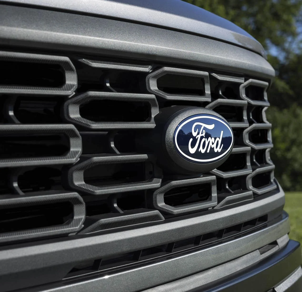 Ford Bronco New Ford Blue Oval Logo Ditches Chrome 2024-ford-f-150_100897710_h