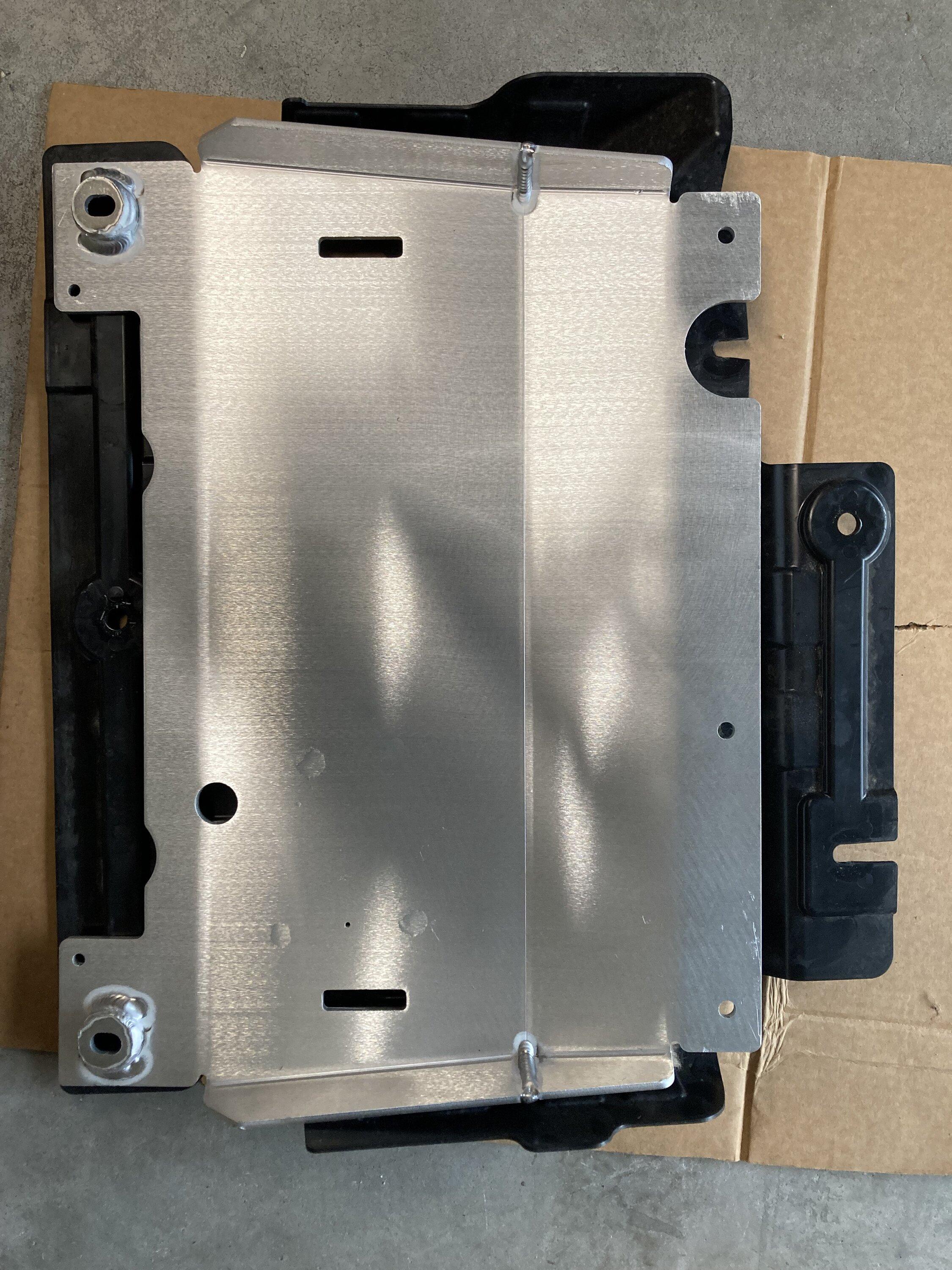 Ford Bronco RCI engine skid installed with plastic bumper IMG_4311