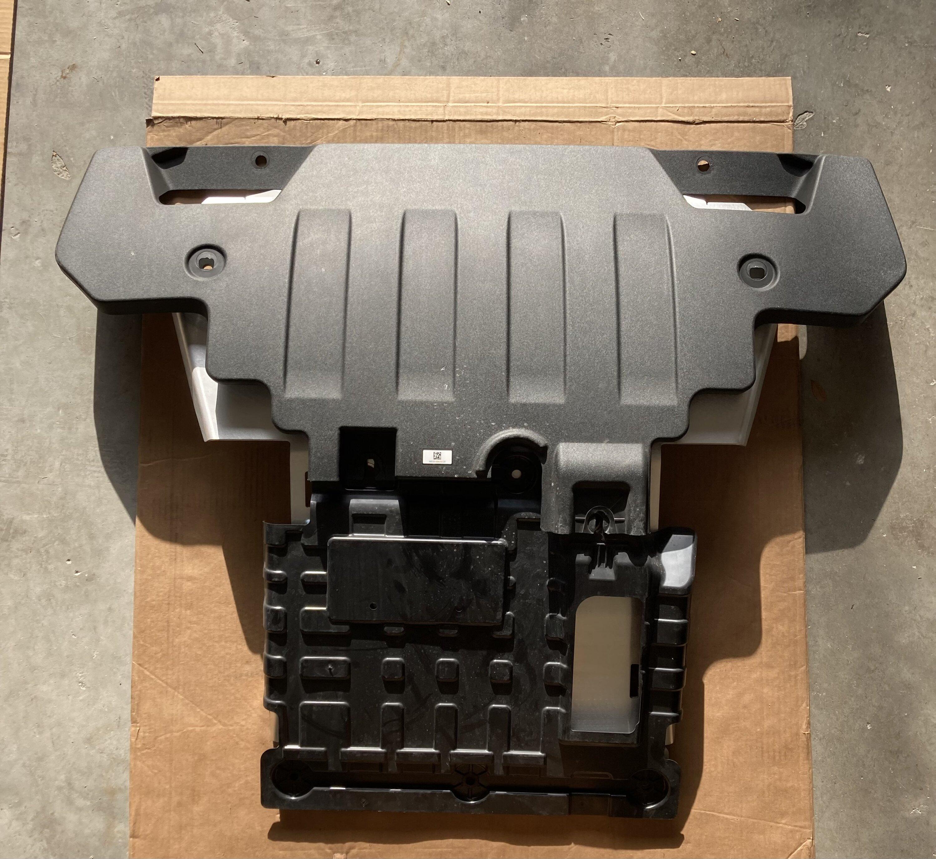 Ford Bronco RCI engine skid installed with plastic bumper IMG_4312
