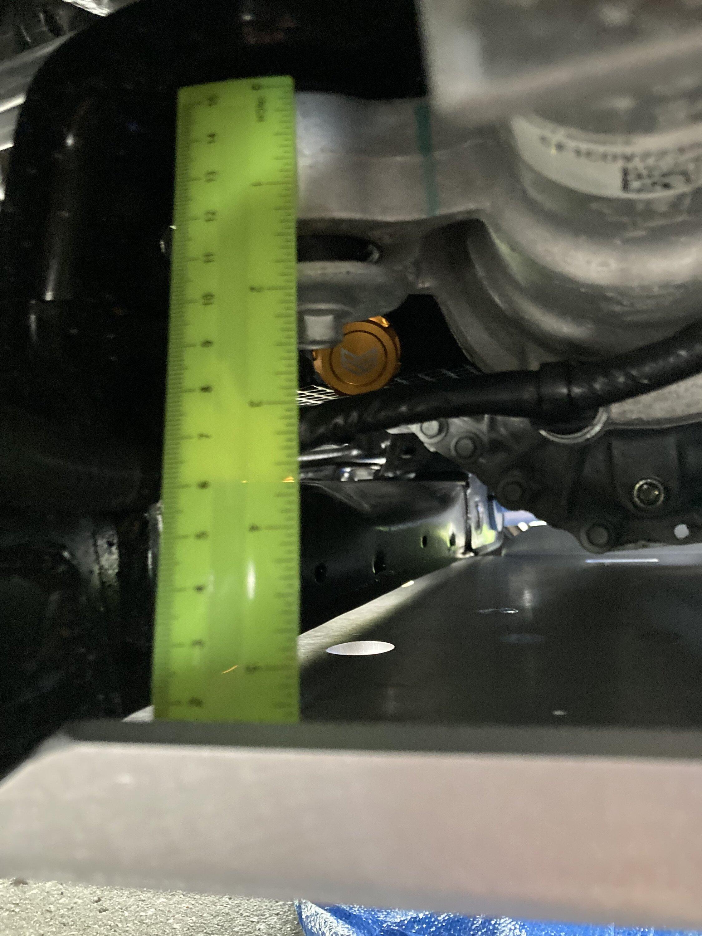 Ford Bronco RCI engine skid installed with plastic bumper IMG_4319