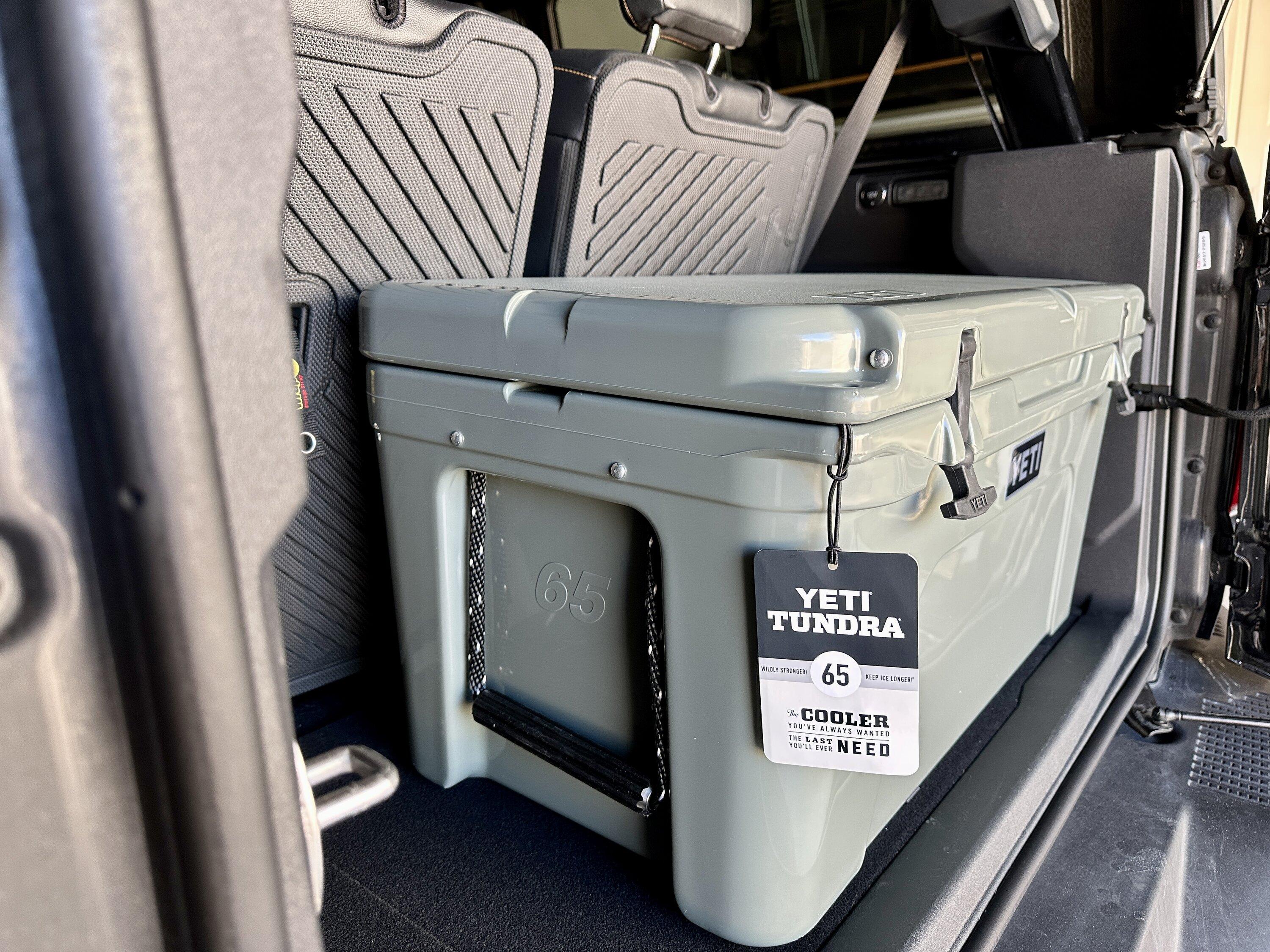 Ford Bronco 2DR Bronco - YETI Tundra 65 Cooler Fits Perfectly in Cargo Area with Seats Up! 56728BDF-086E-4788-BC35-A72E4C9F7986