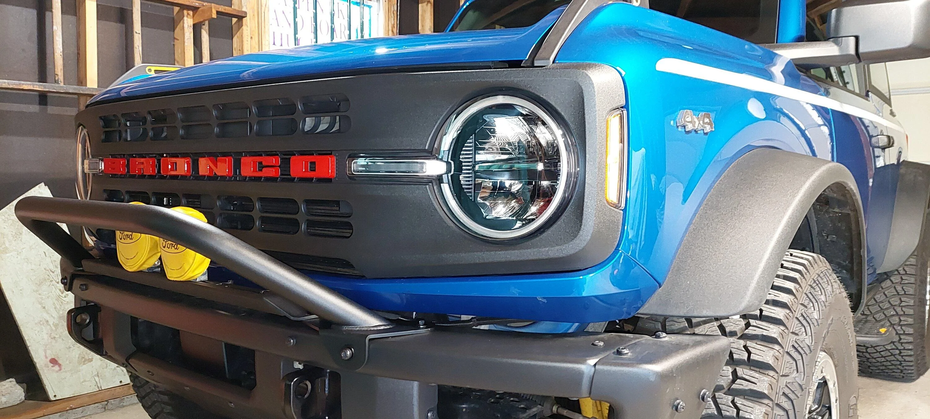 Ford Bronco TCB MODULAR BUMPER LIGHT BAR BRACKET review/pics 20230907_190531