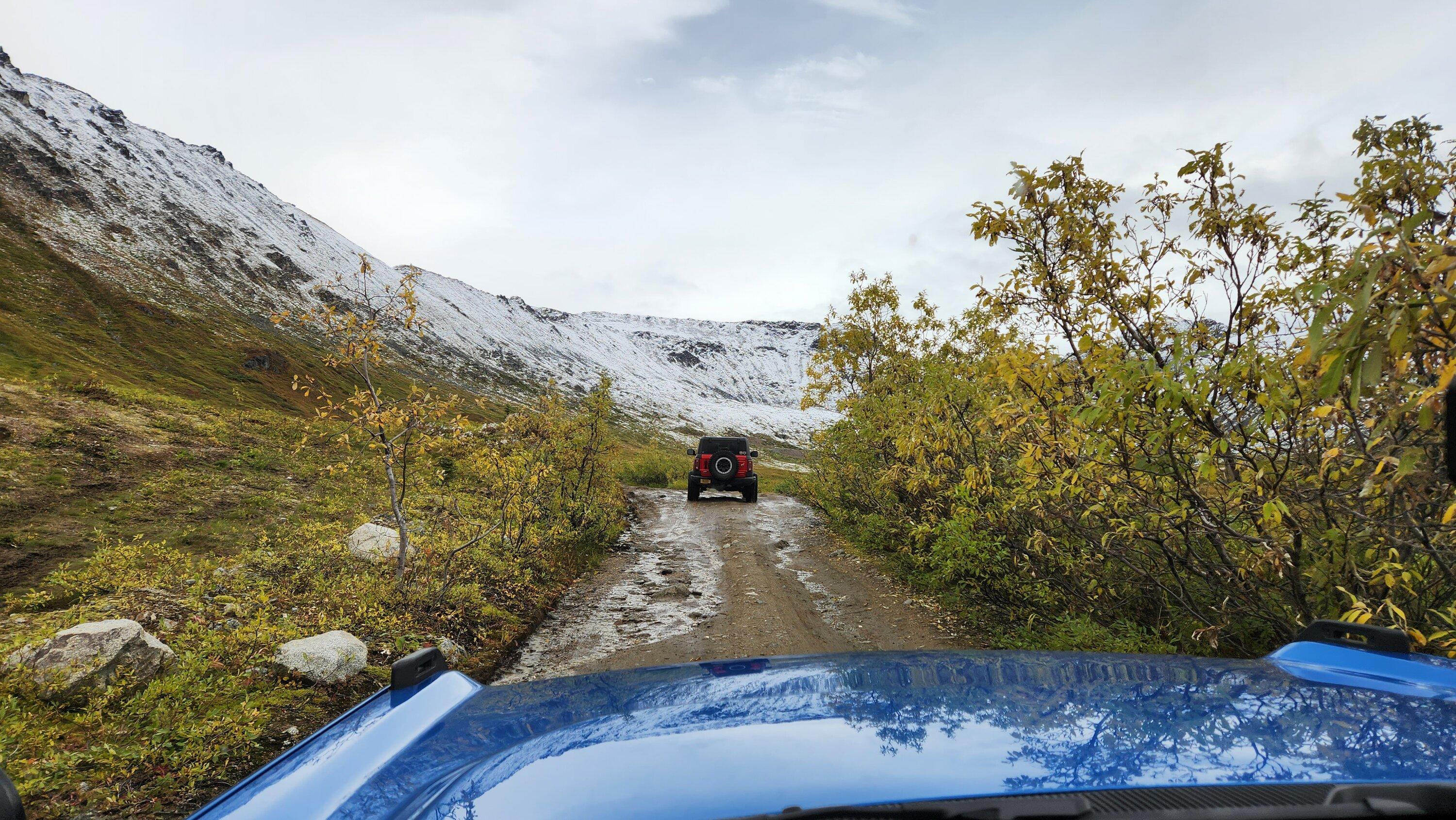 Ford Bronco Hatcher Pass, Alaska Broncos trip 20230916_103626