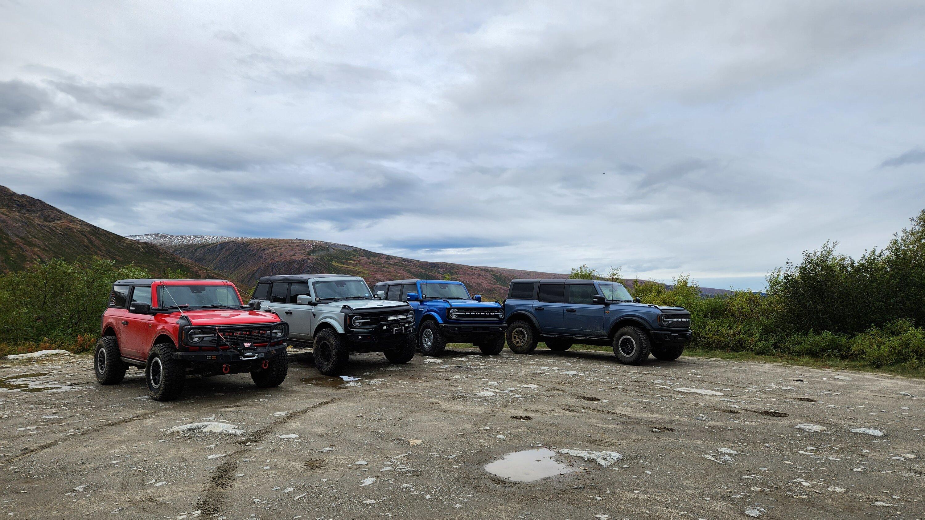 Ford Bronco Hatcher Pass, Alaska Broncos trip 20230916_111049