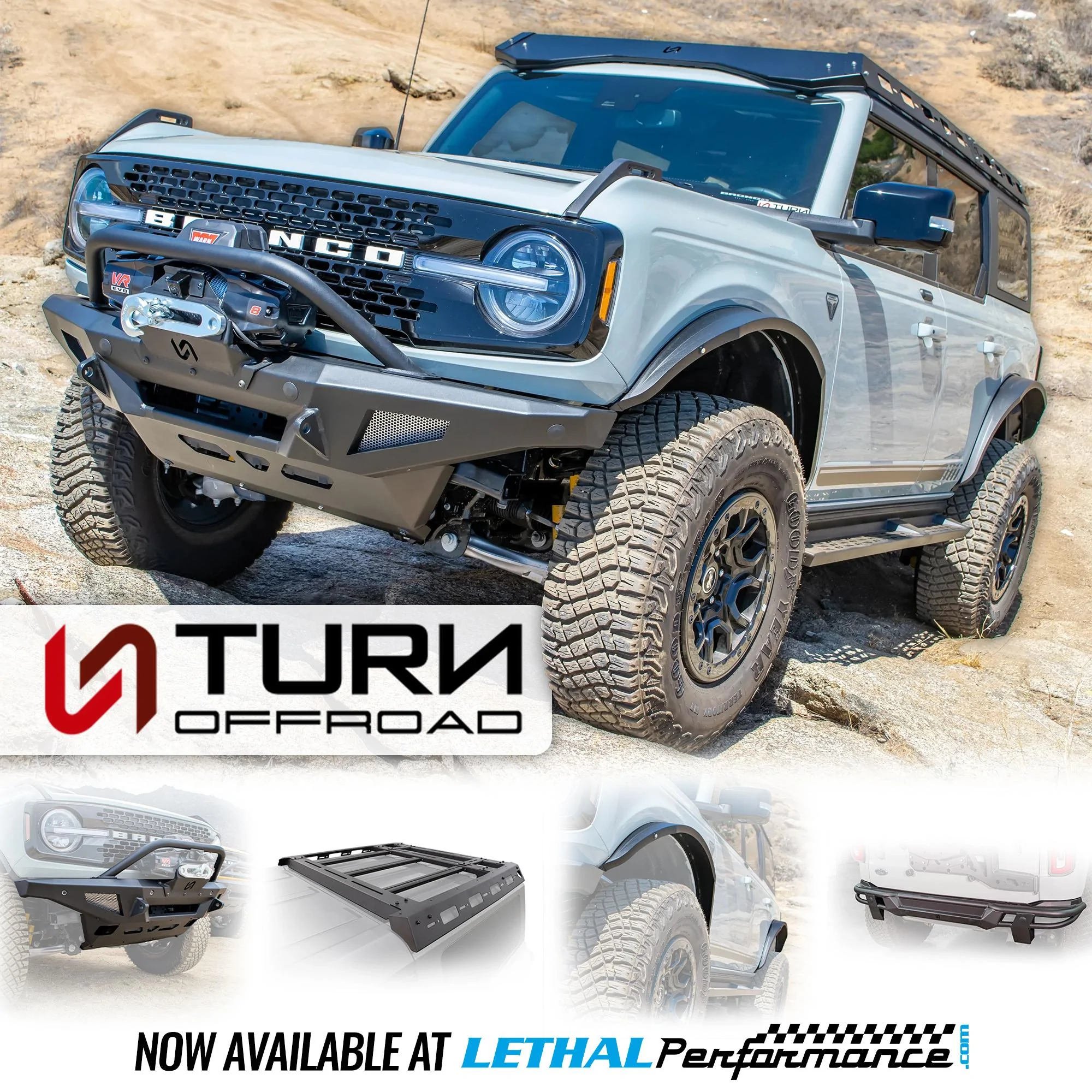 Ford Bronco Turn Offroad NOW AVAILABLE here at Lethal Performance!! turn offroad bronco
