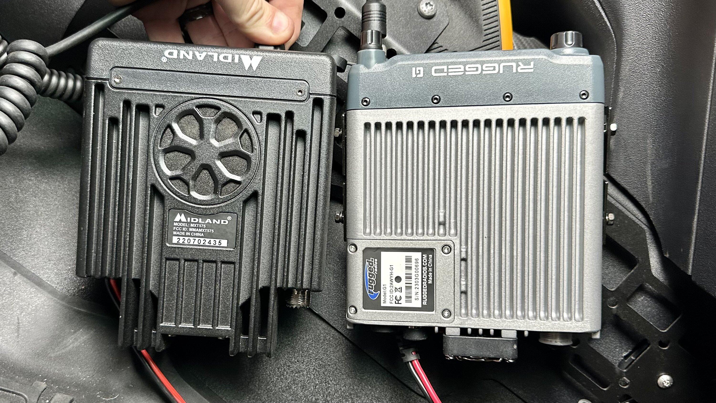 Ford Bronco Installed the Rugged Radios G1 Adventure Series GMRS radio IMG_9488