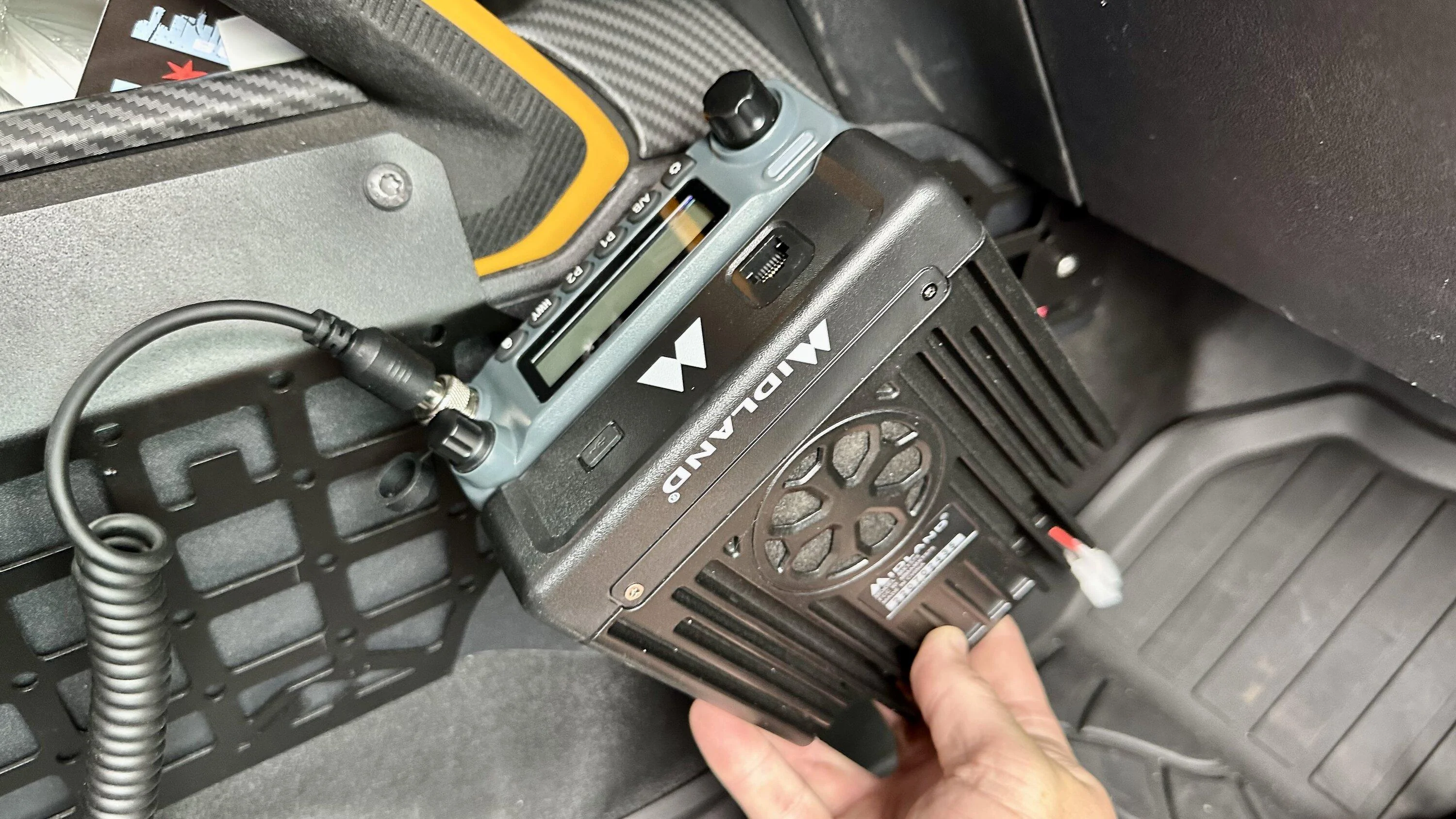 Ford Bronco Installed the Rugged Radios G1 Adventure Series GMRS radio IMG_9489