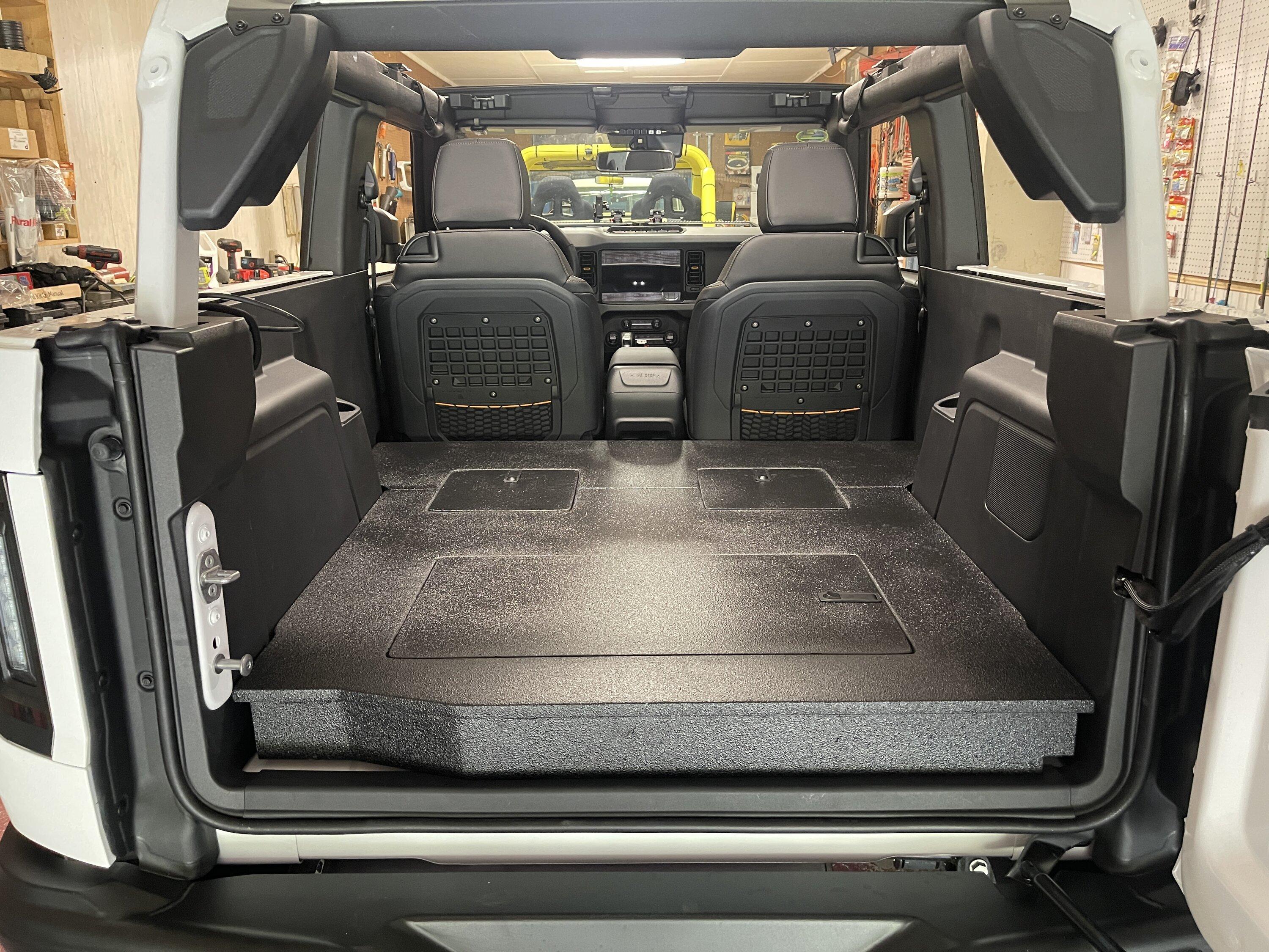 Ford Bronco Goose Gear who? Made my own DIY custom rear seat delete platform IMG_4419
