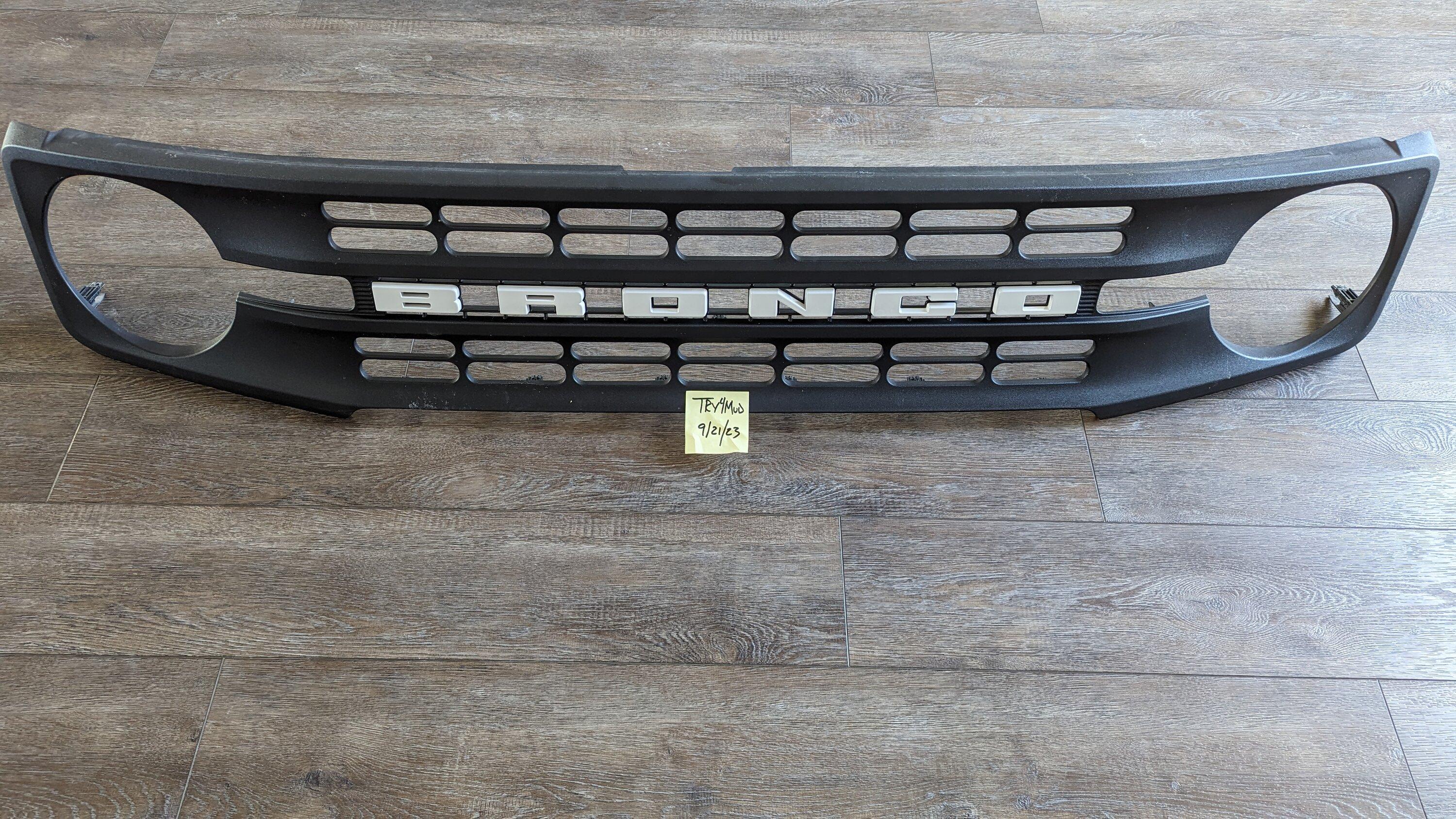 Ford Bronco WTS/WTT Black Diamond Grille Grille