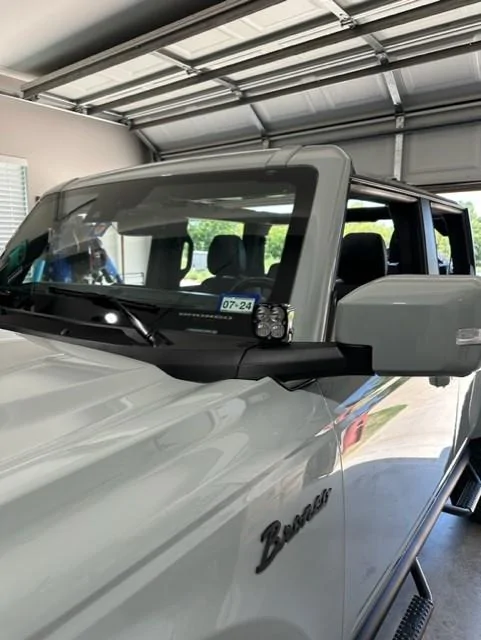 Ford Bronco New Baja A-pillar ditch lights installed . thumbnail_IMG_5451