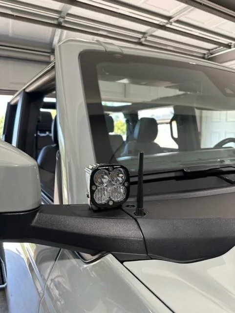 Ford Bronco New Baja A-pillar ditch lights installed . thumbnail_IMG_5452